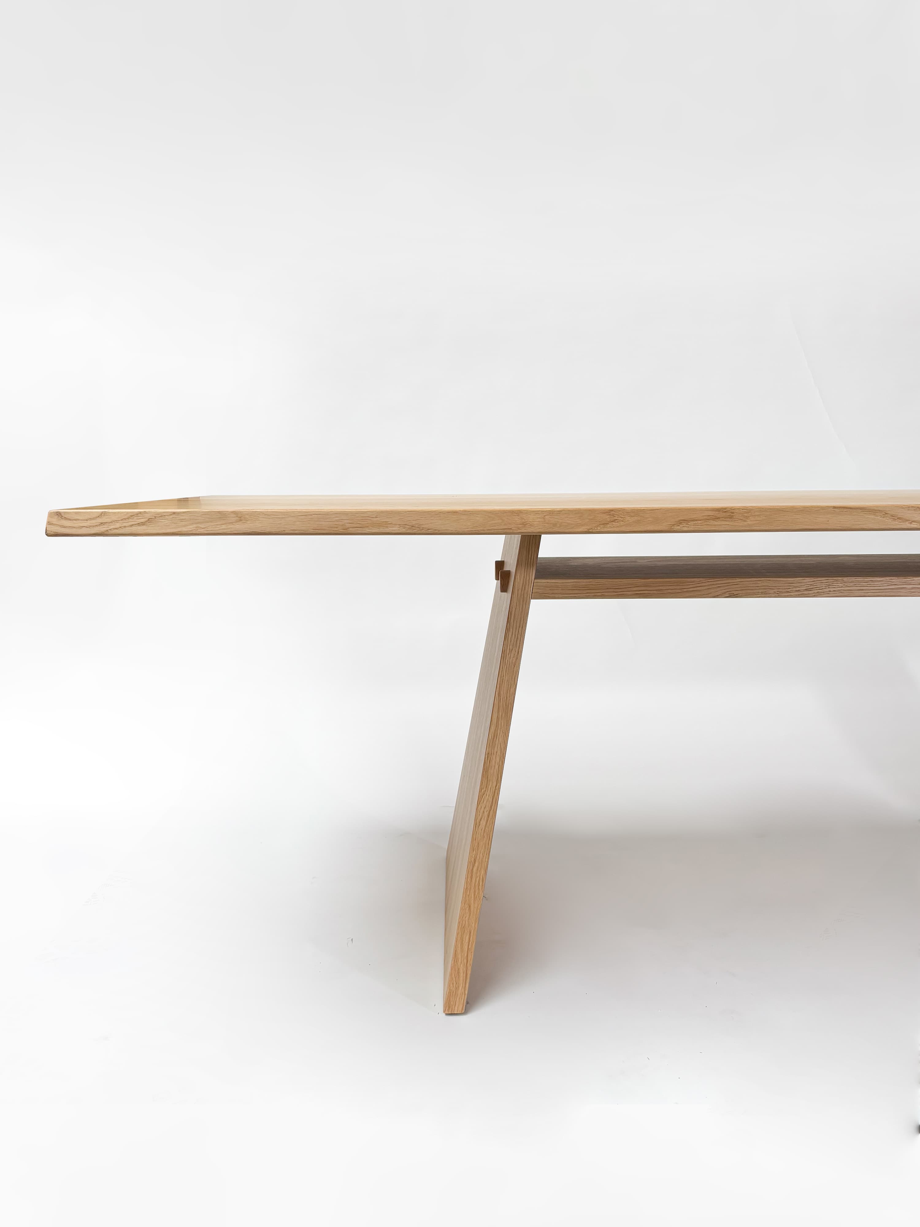 CRUSO Natural Oak Table - 240cm x 90cm-3