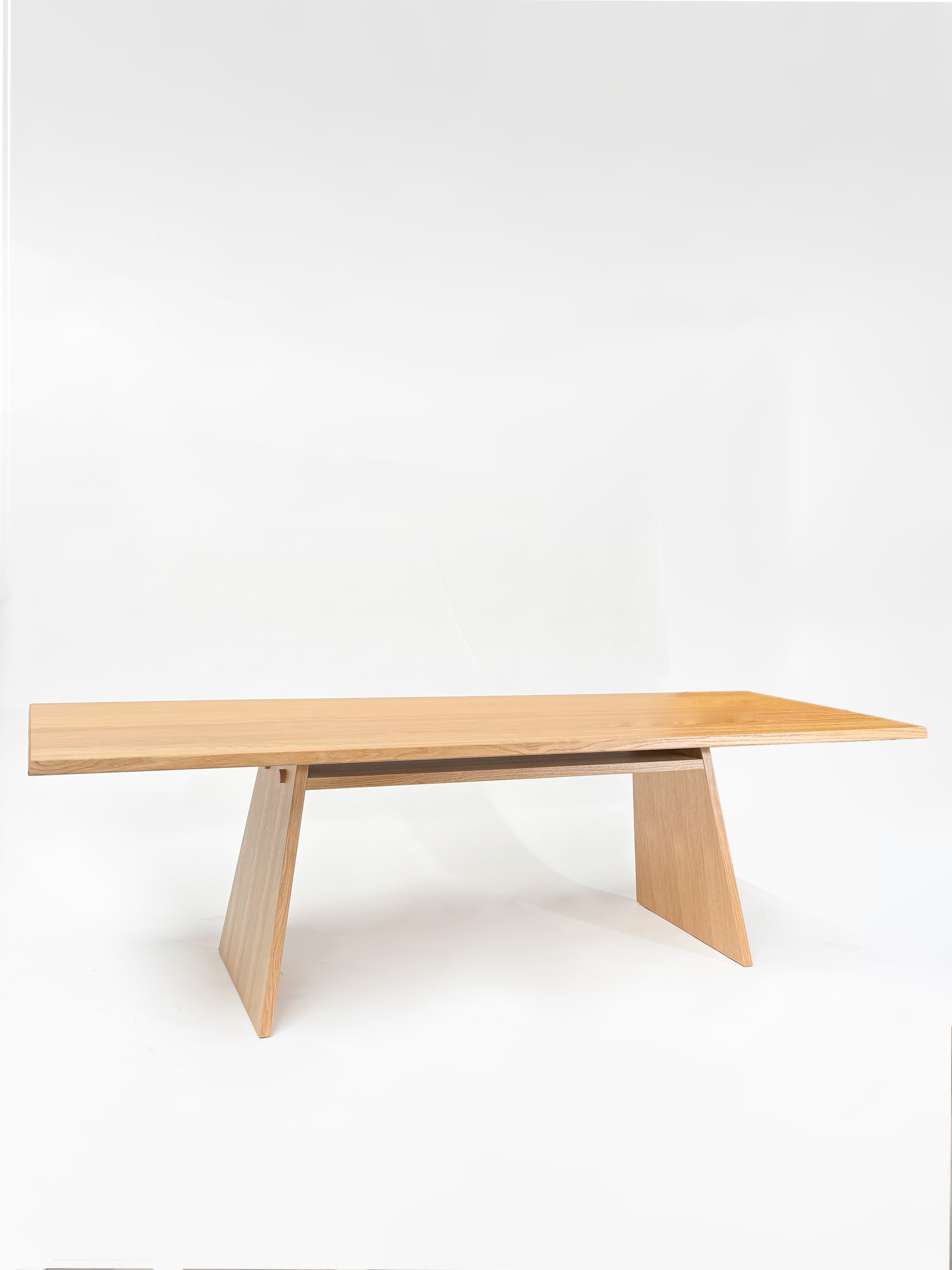 CRUSO Natural Oak Table - 240cm x 90cm-0