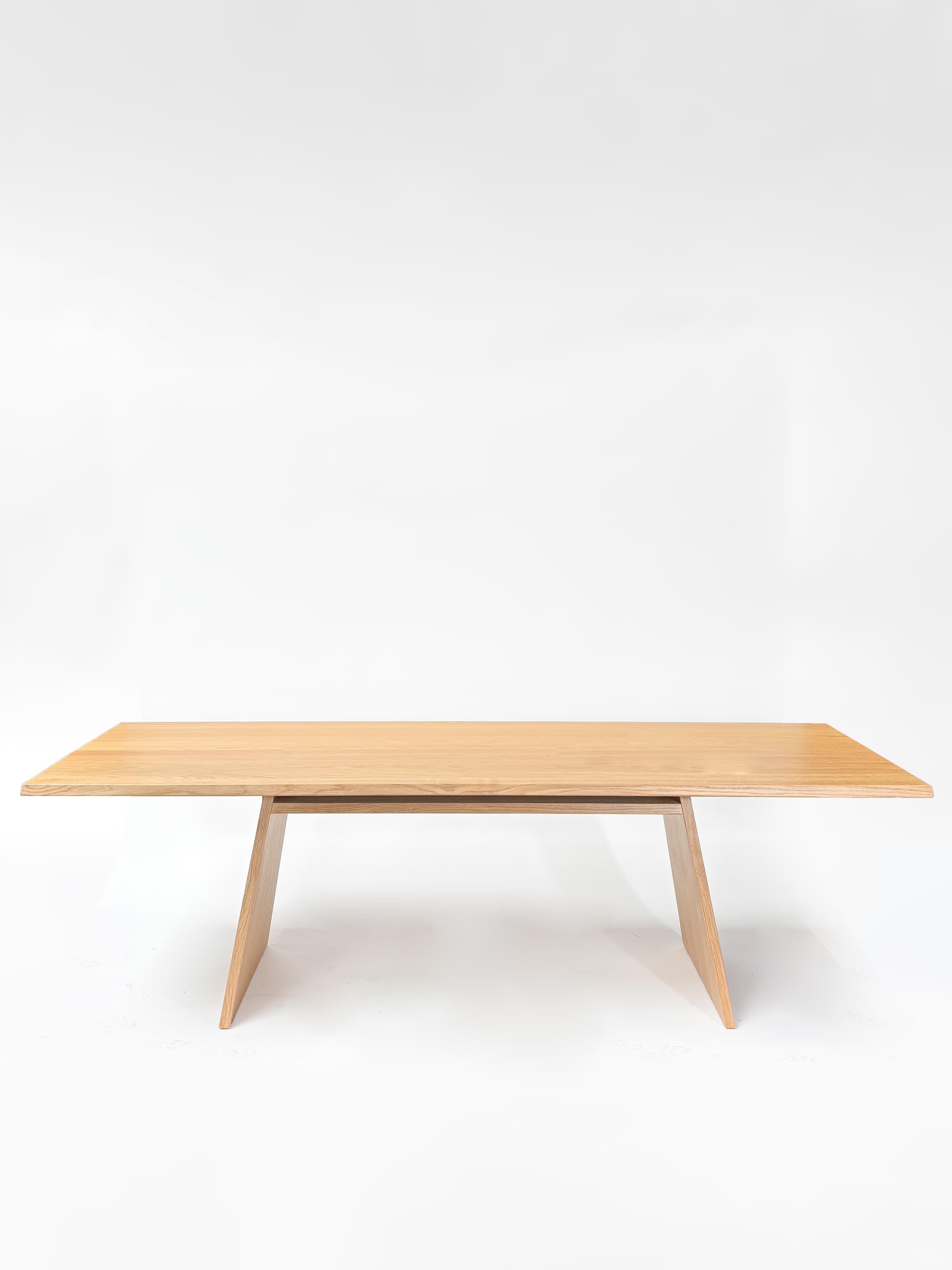 CRUSO Natural Oak Table - 240cm x 90cm-1