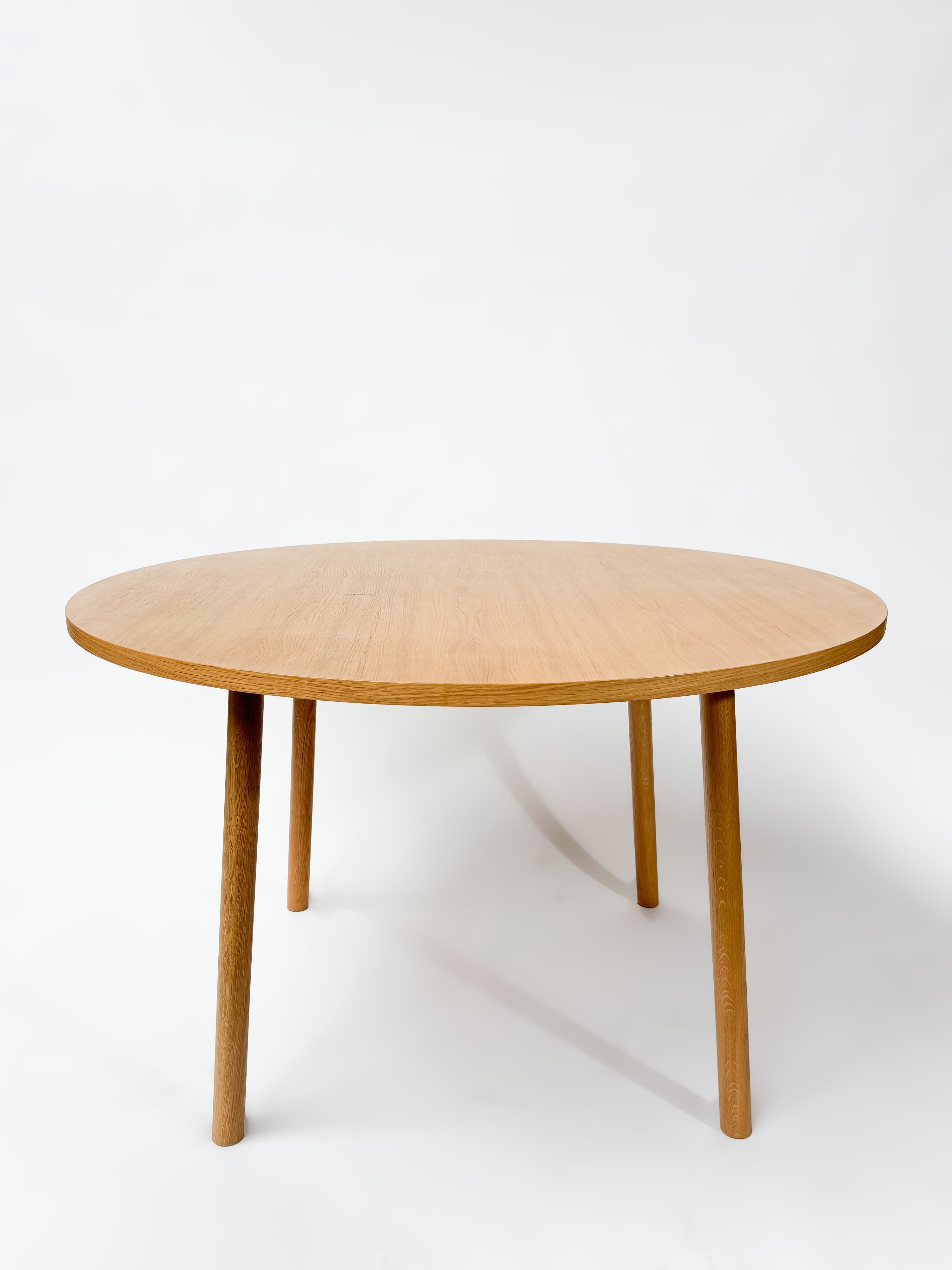 CRUSO Natuur Eiken Ronde Tafel - 120cm-0