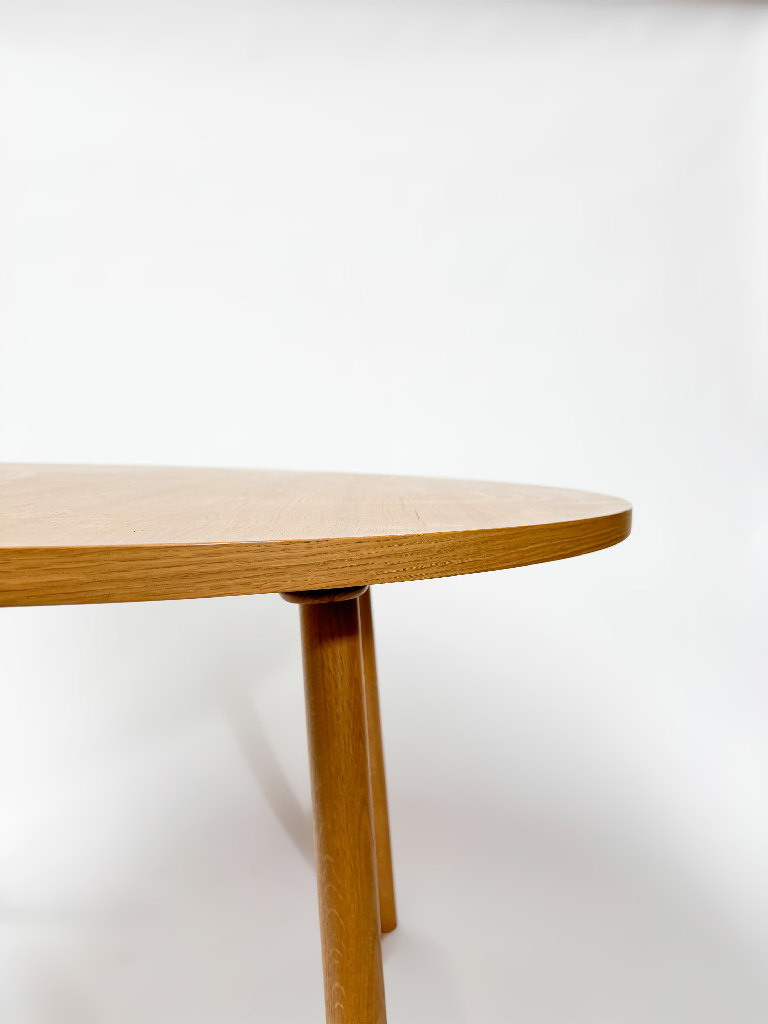 CRUSO Natuur Eiken Ronde Tafel - 120cm-3