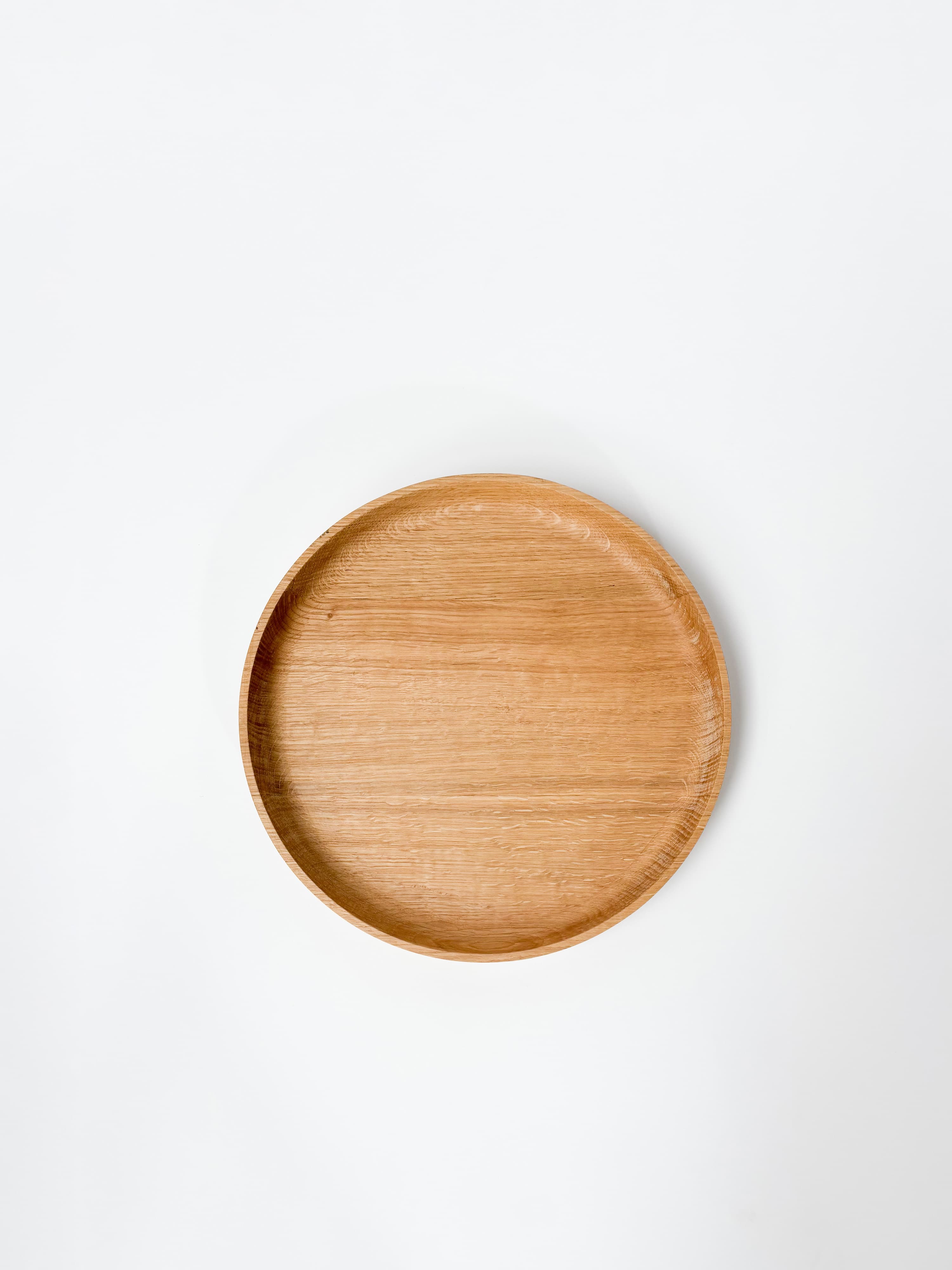 CRUSO Plateau arrondi en chêne naturel - 29cm-2