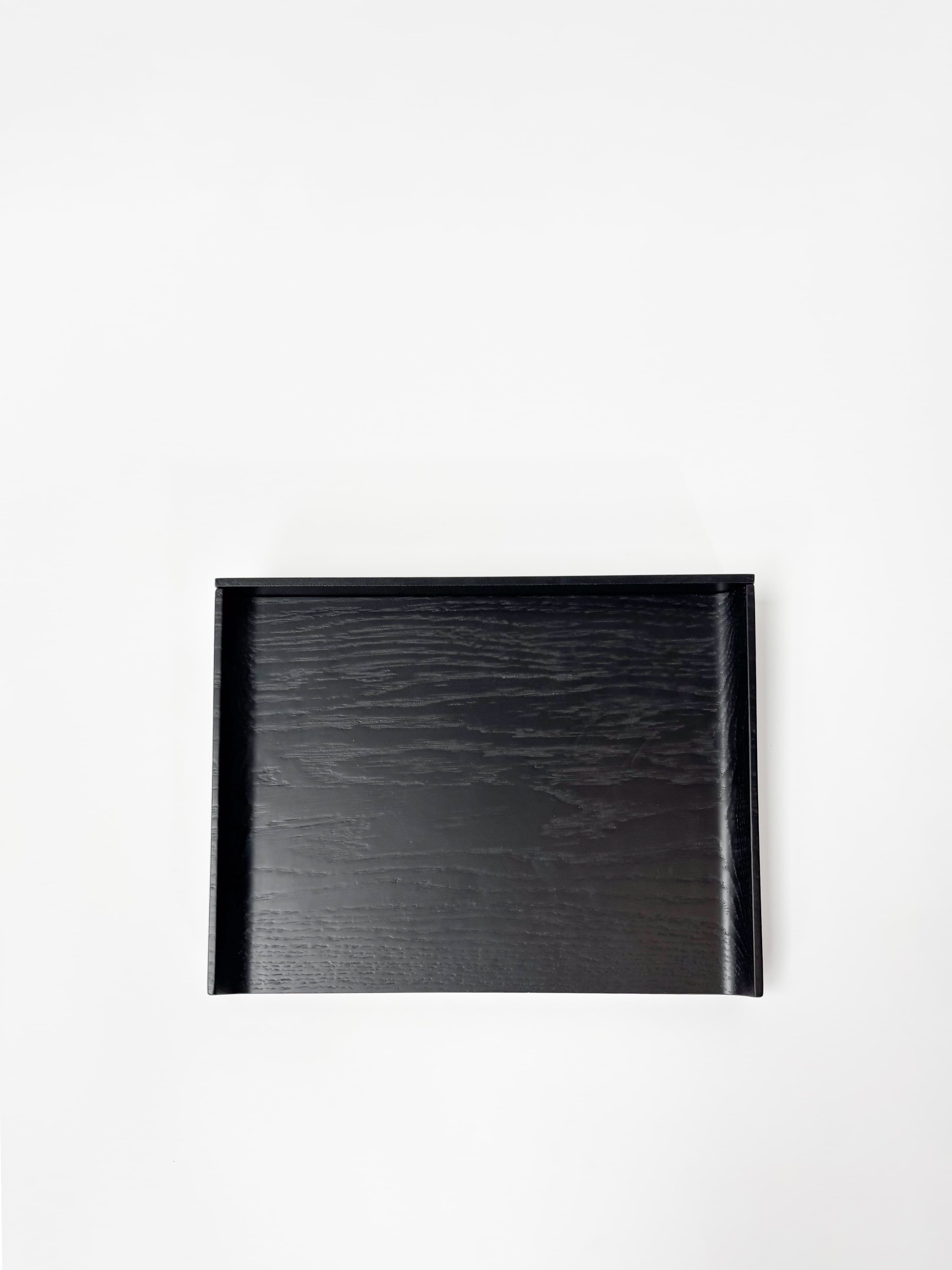 CRUSO NOTES Black shelves size Small (30 cm)-2