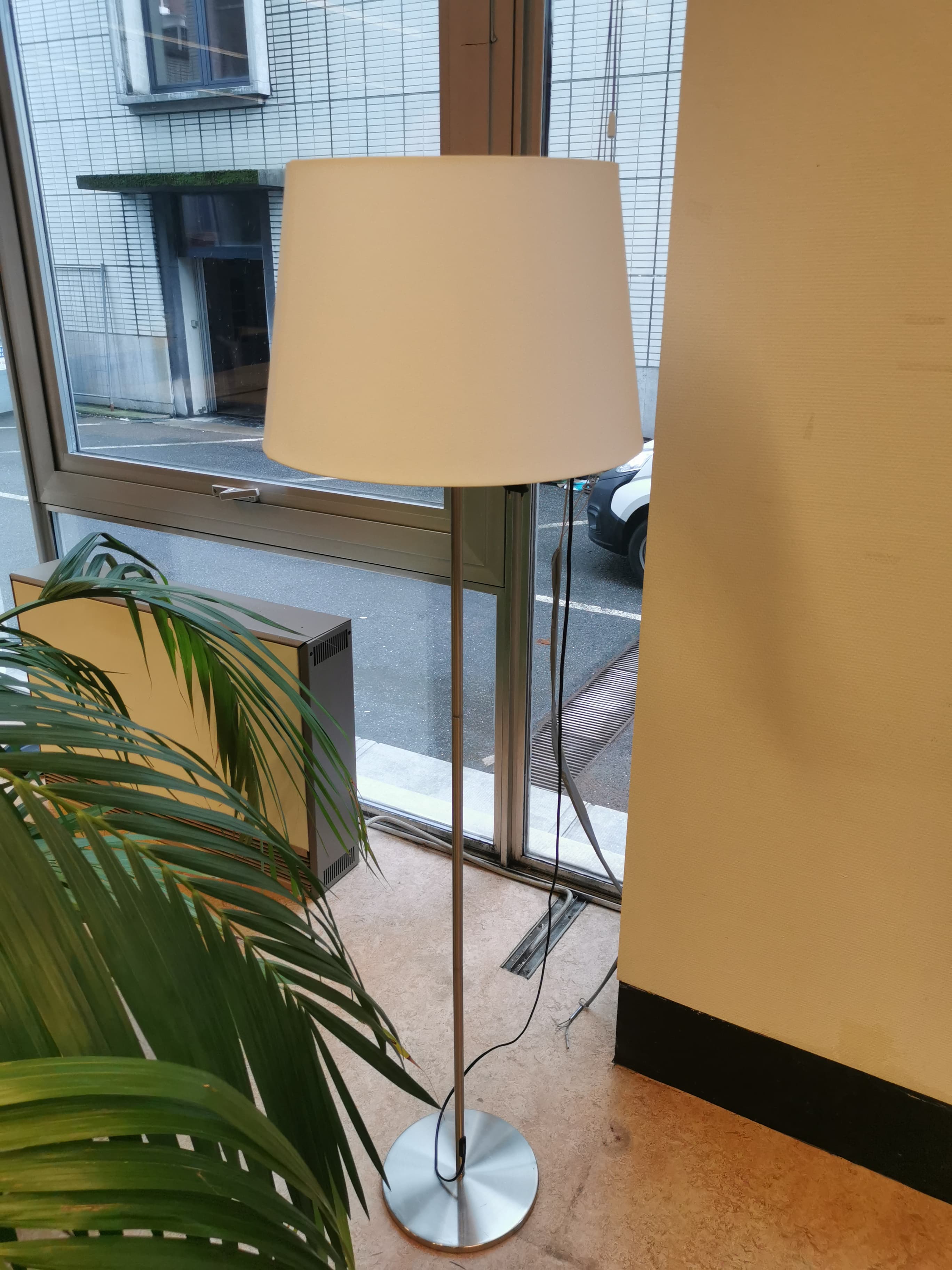 Ikea white standing lamp-1