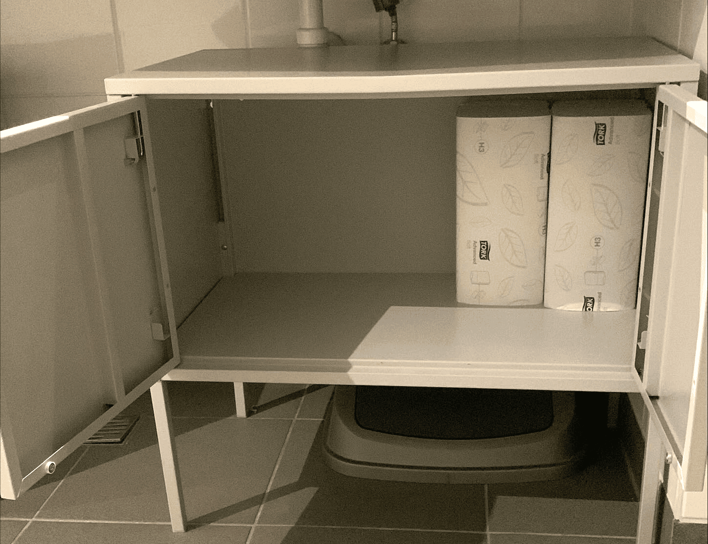 IKEA Light grey low cabinet-1
