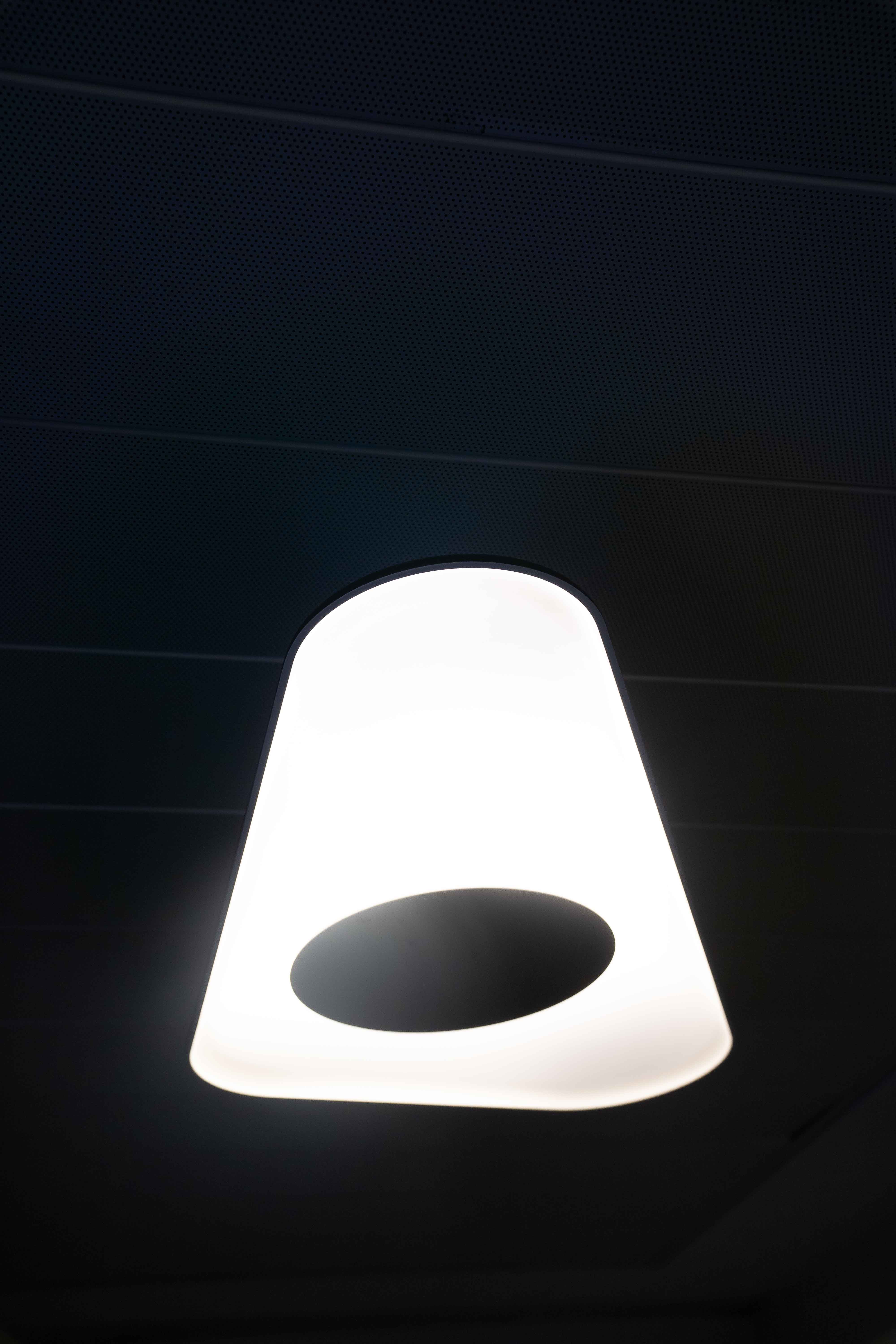 White Acrylic LED Ceiling Light with Modern Design-1