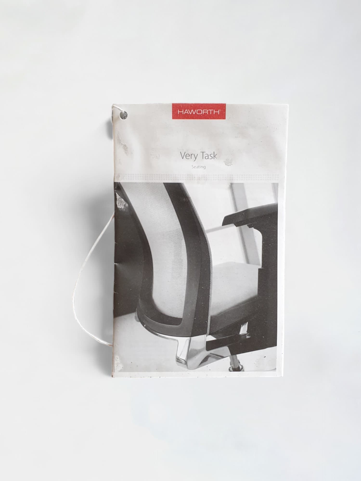 Haworth Office chair on Wheels with Adjustable Armrests and Back-5