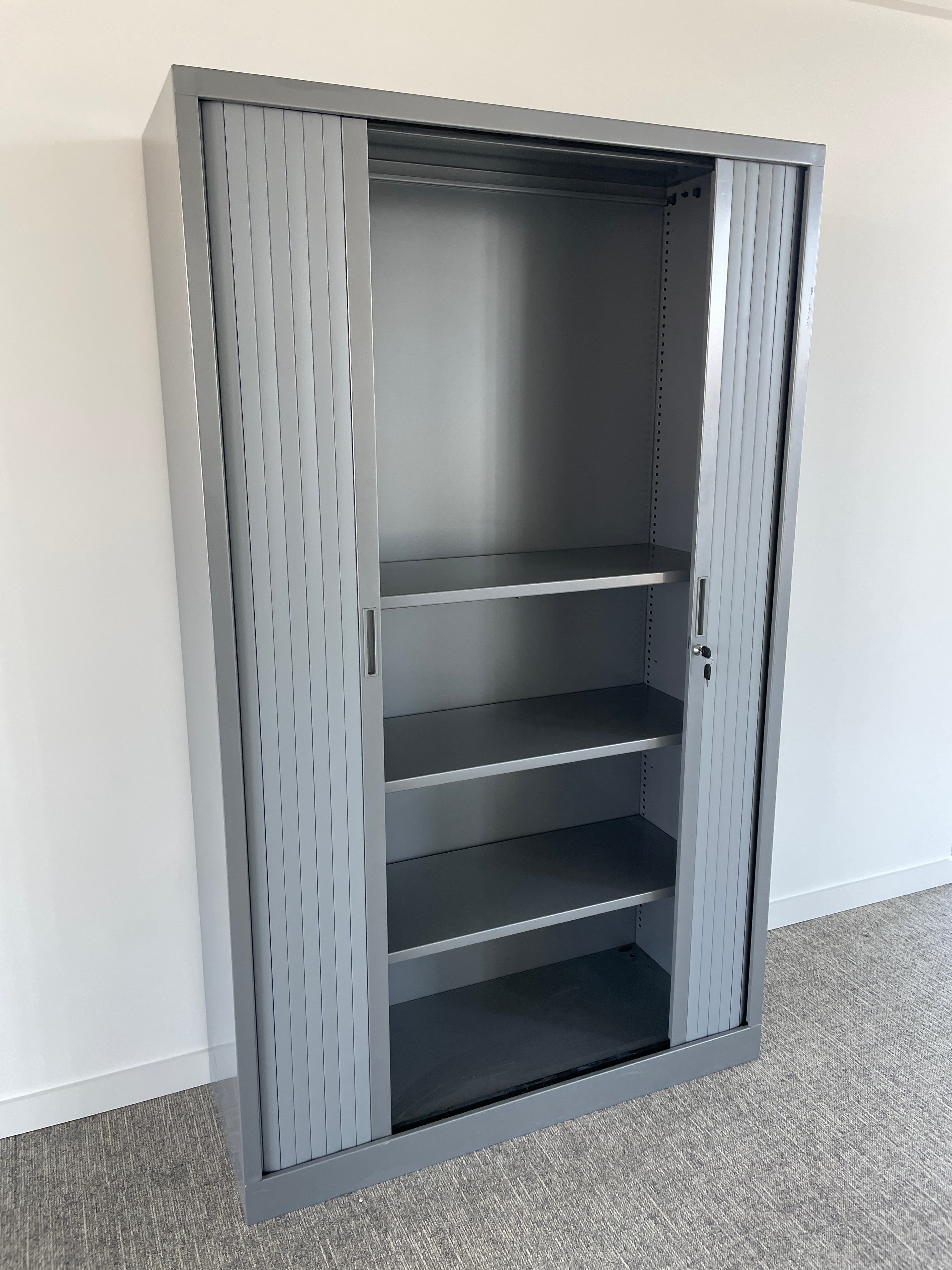 Tall grey cabinet 198cm-0
