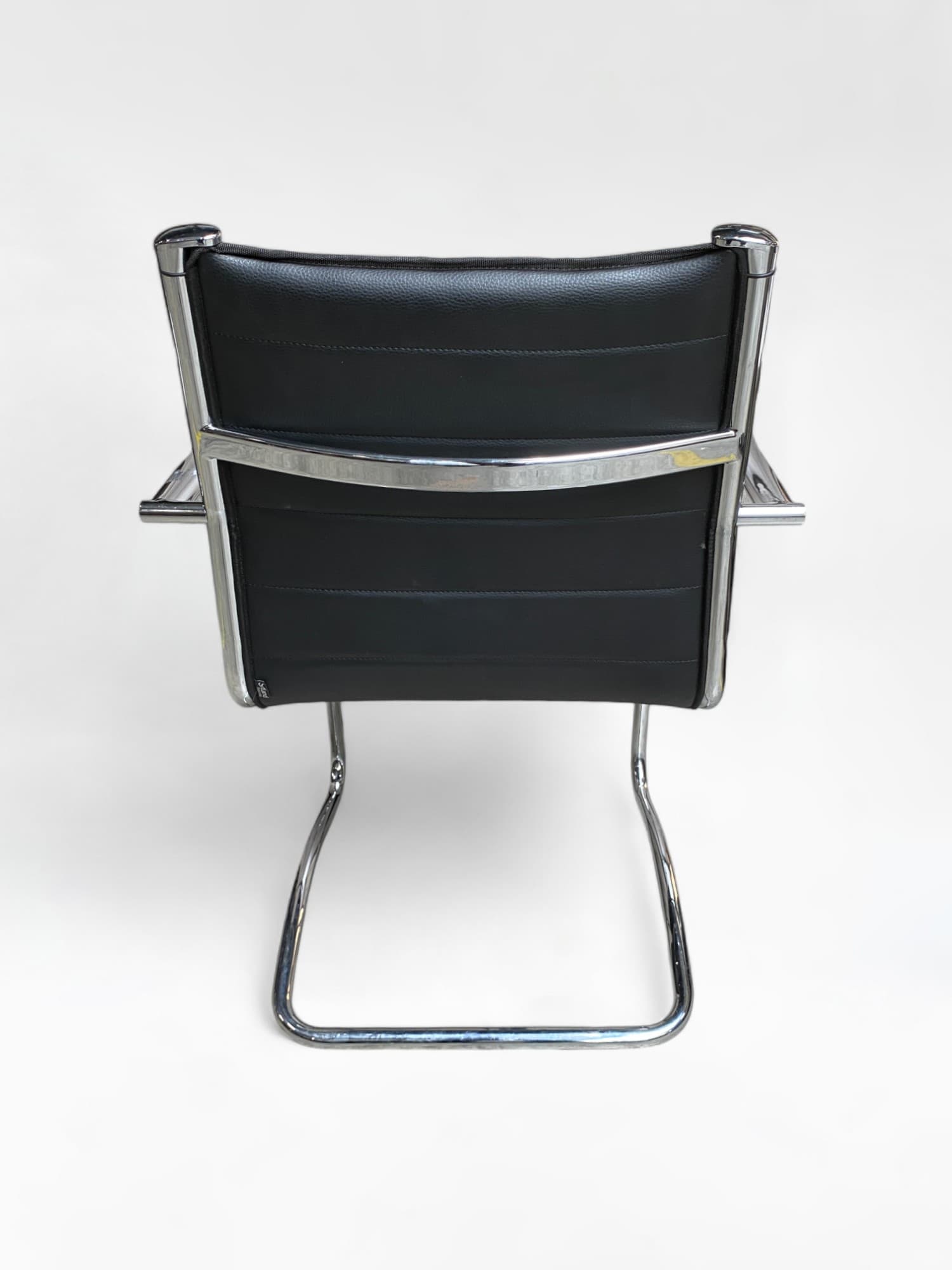 Sitland Black Leather Chair-2