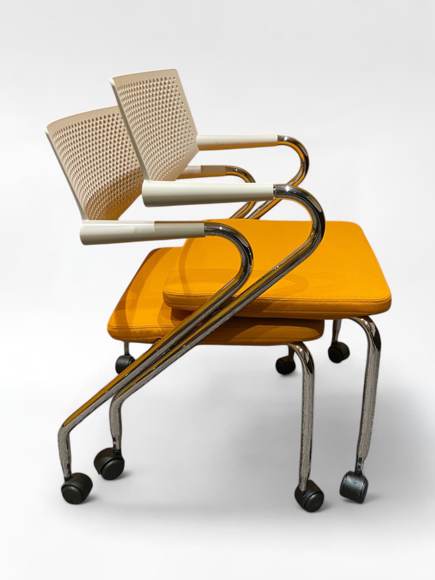 Vitra Visaroll 2 verrijdbare vergaderstoel-4