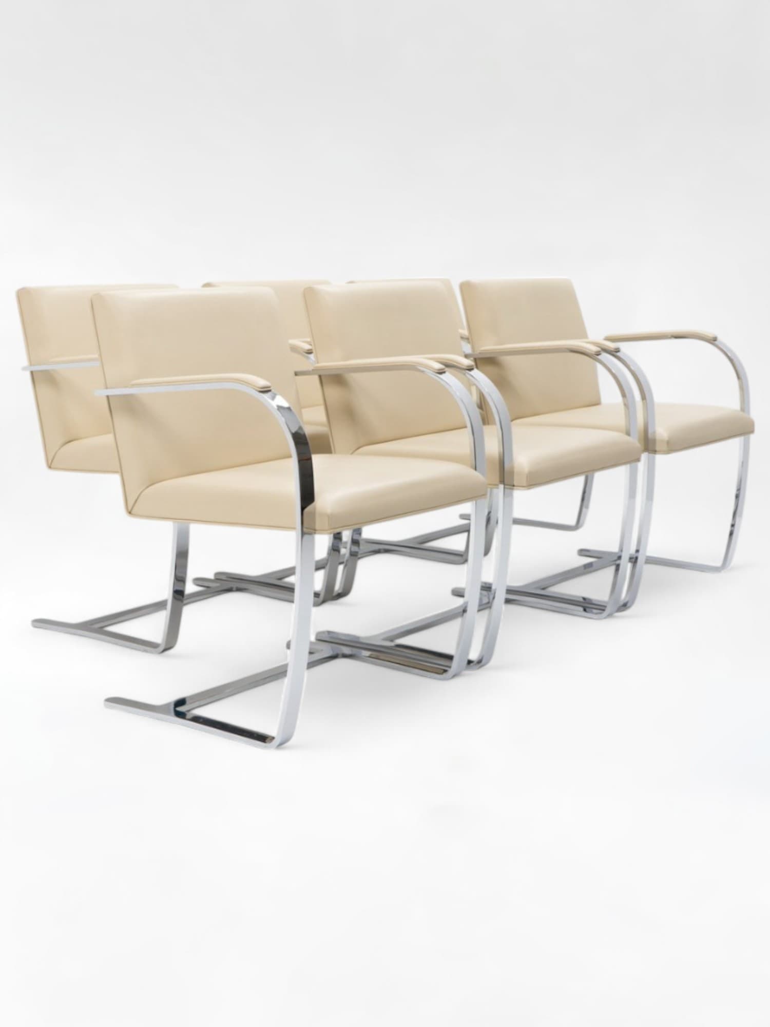 Knoll Brno Chairs by Ludwig Mies Van Der Rohe, 1990s-3