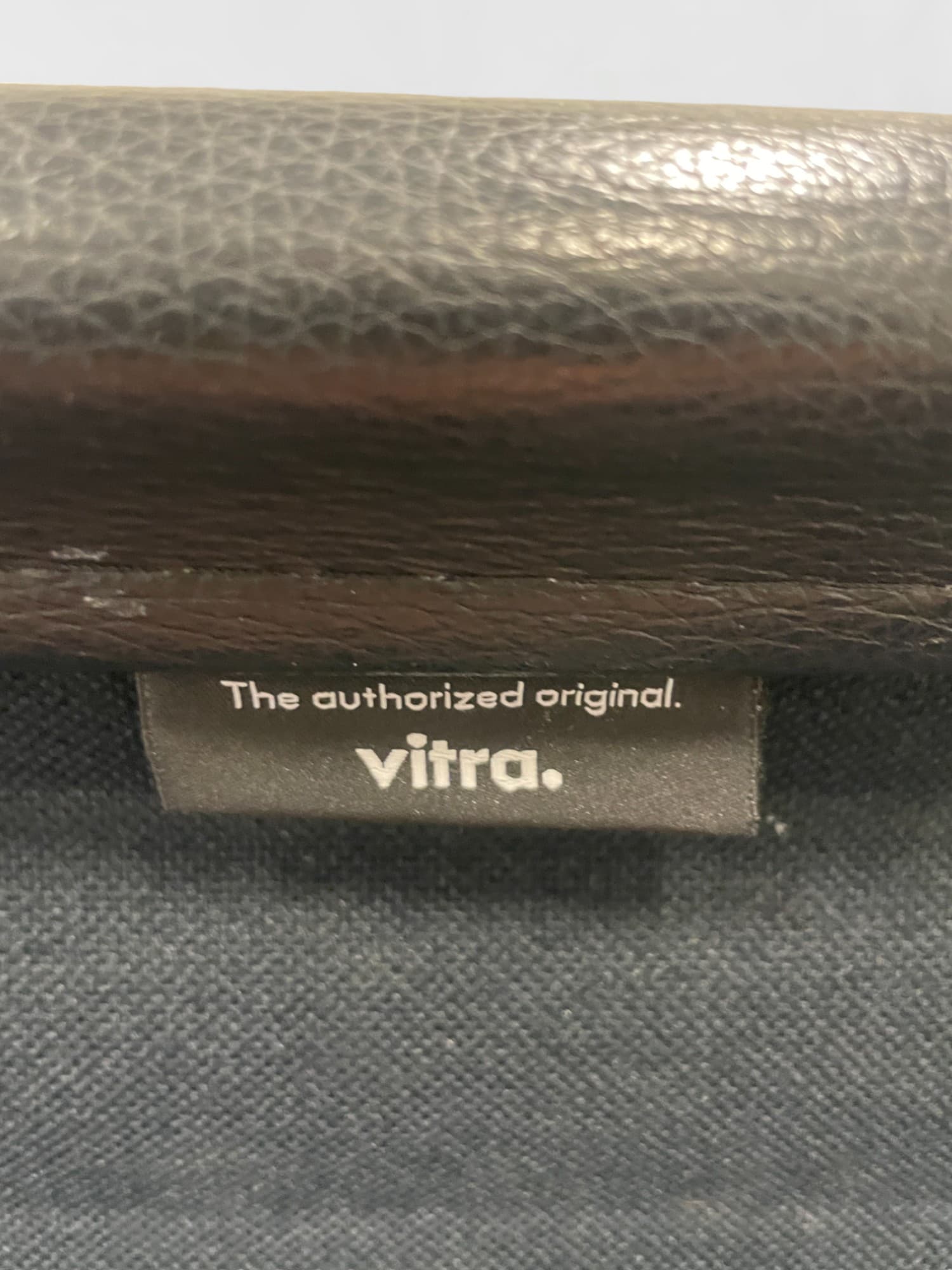 Vitra Eames Leather Black Chair EA119-5