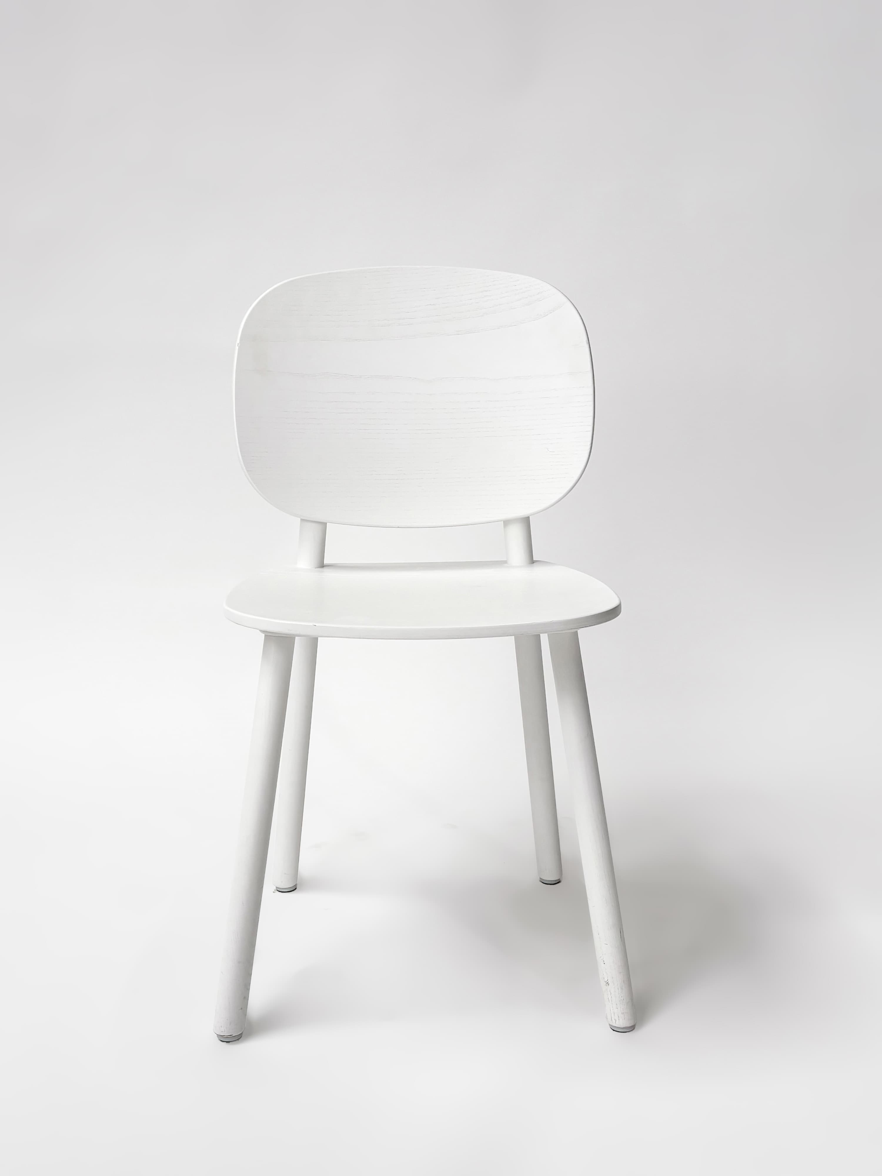 CRUSO White Oak Wood Dining Chair-4