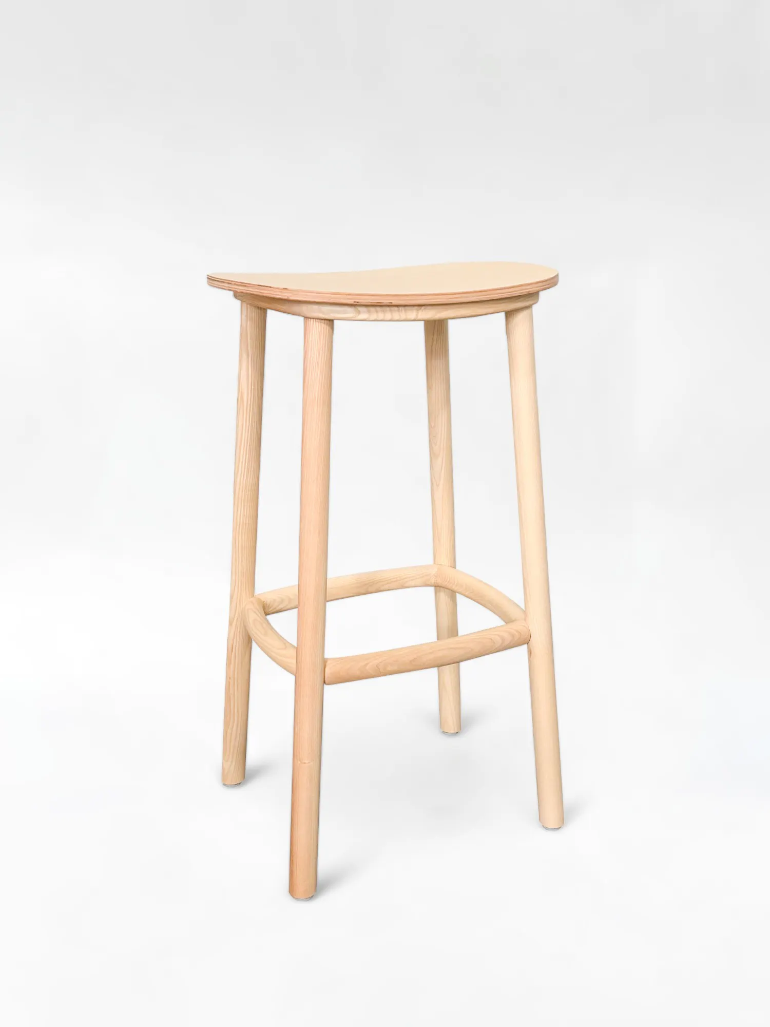 CRUSO Ashwood Oak Stool 65cm-1