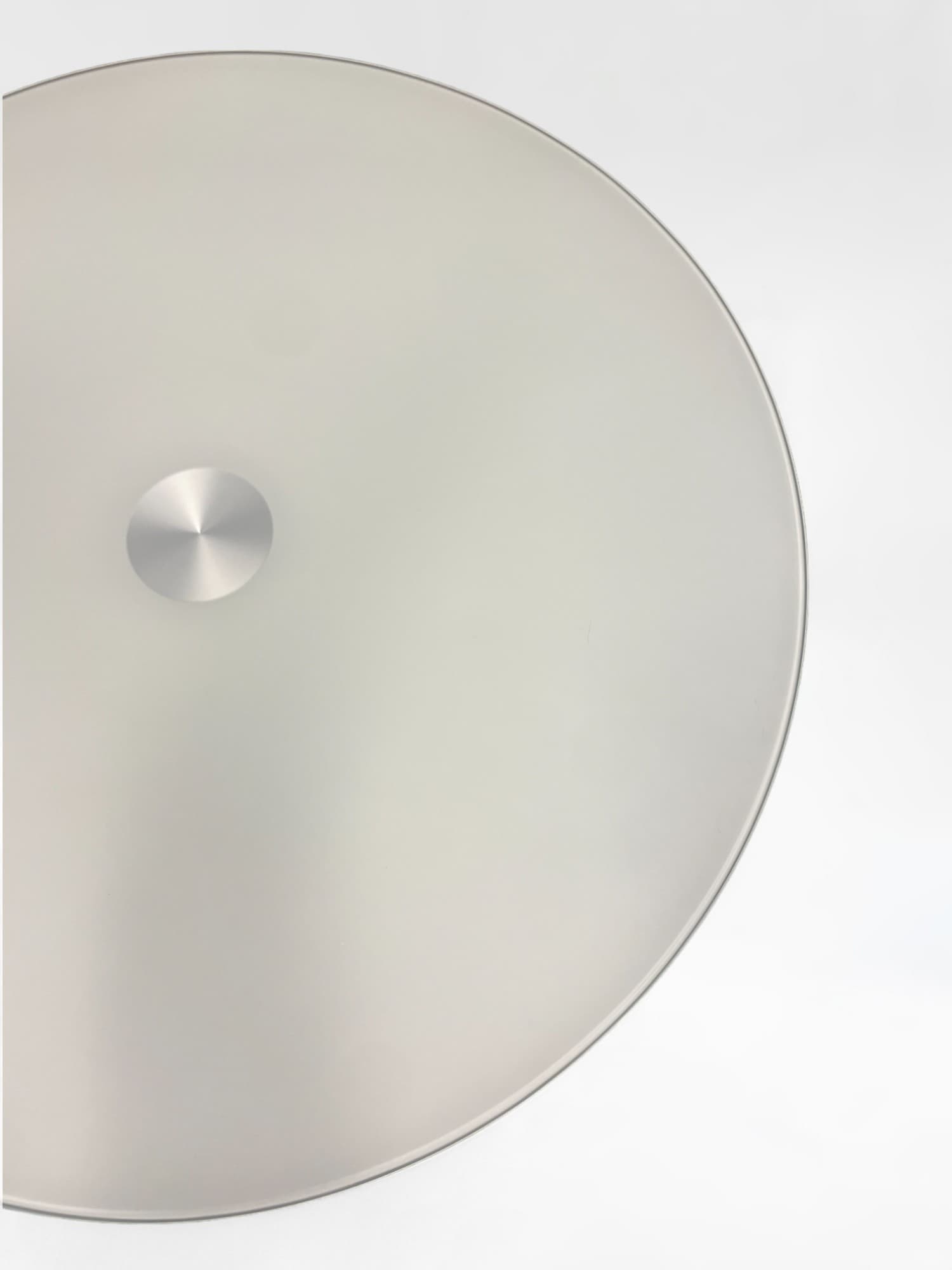 Ronde tafel 100cm wit glas-1