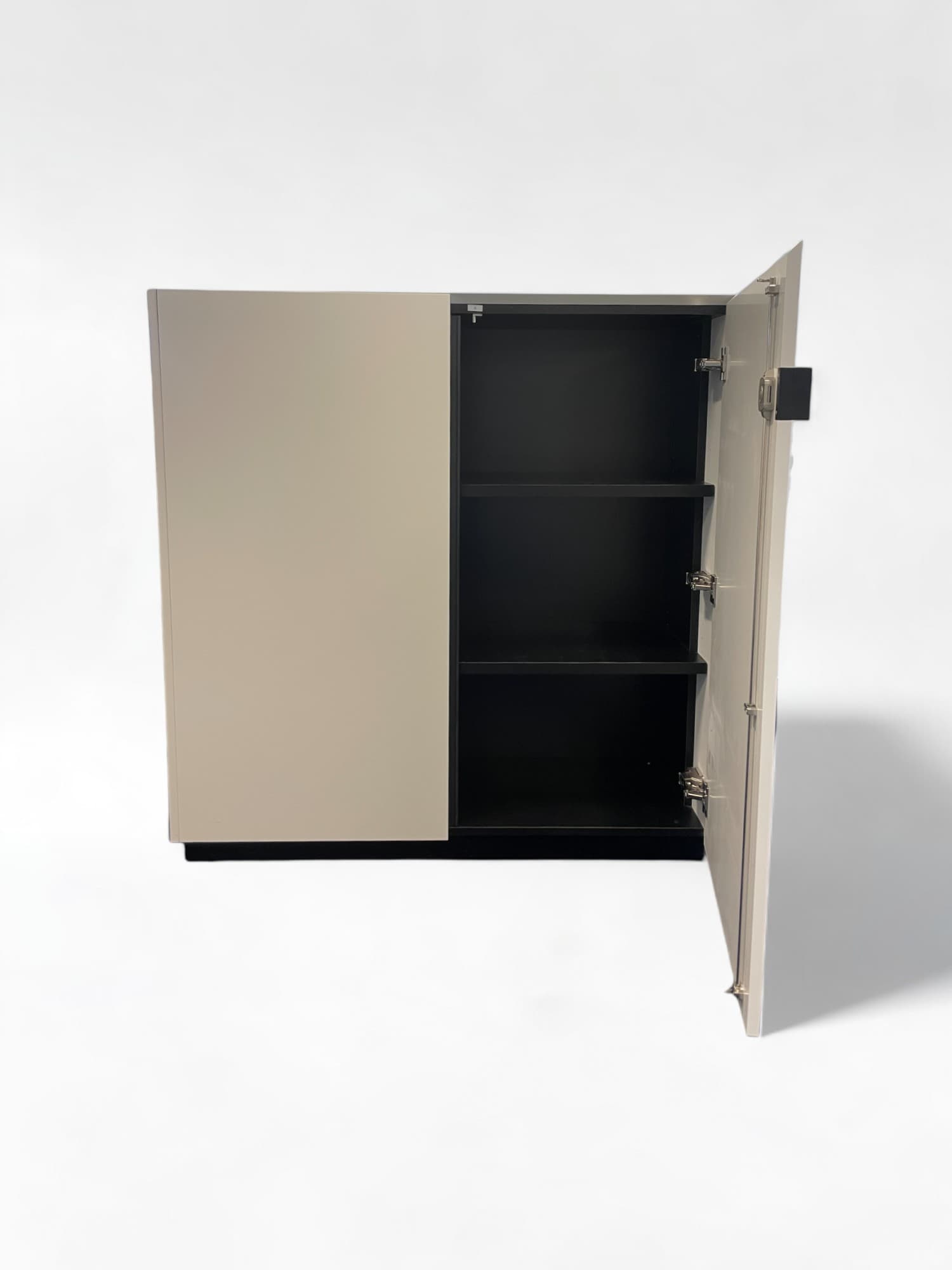 White wooden Storage Cabinet without key-2