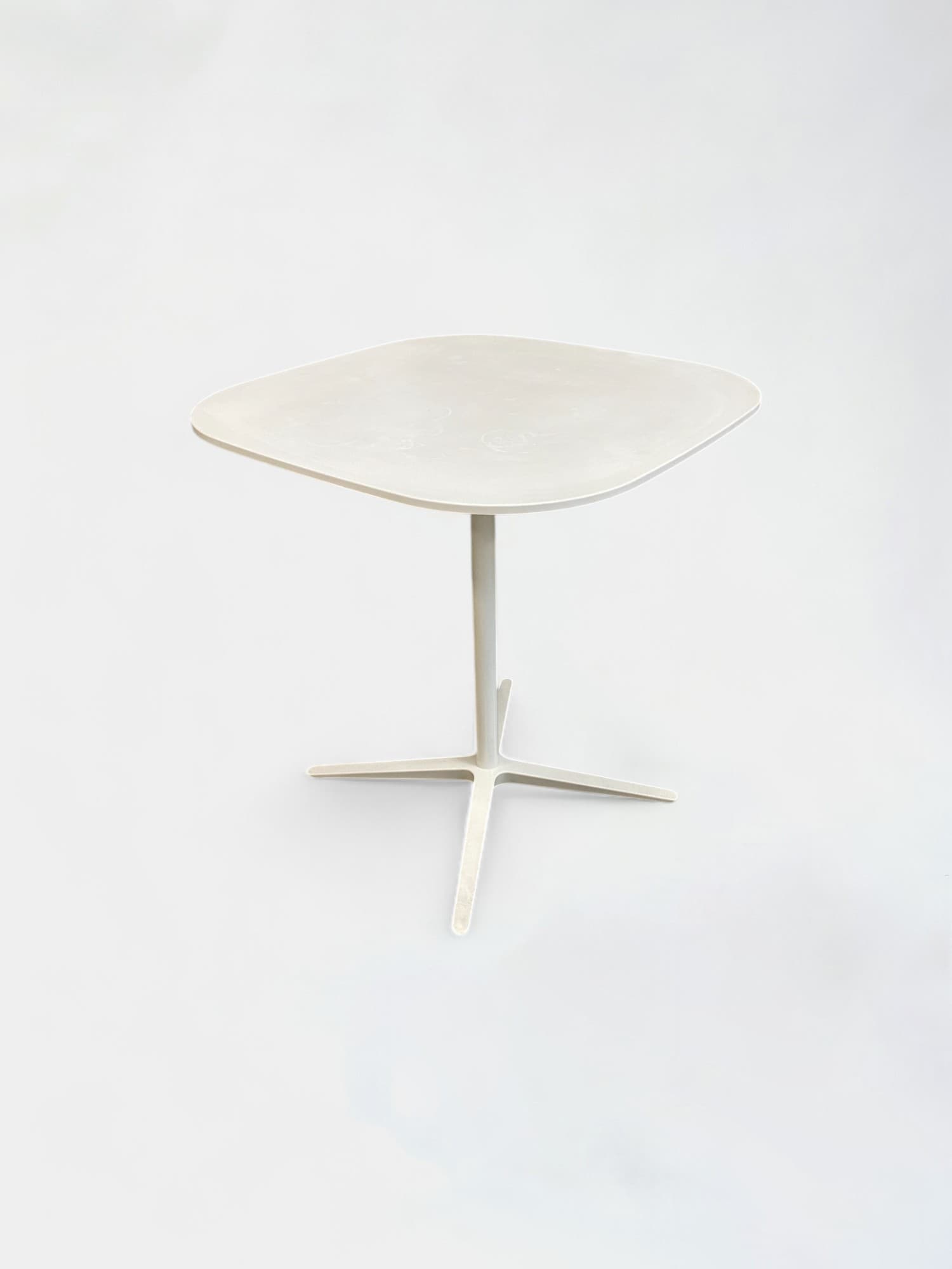 70 cm White Square Table-1