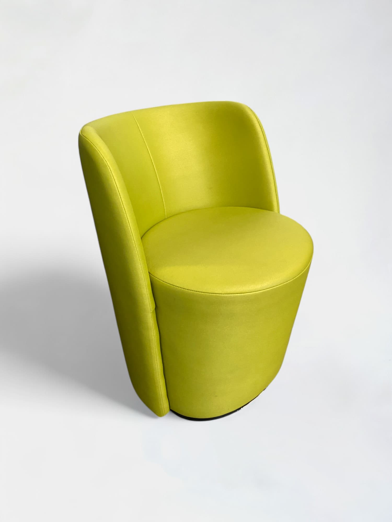 Palau lime green synthetic leather chair-0