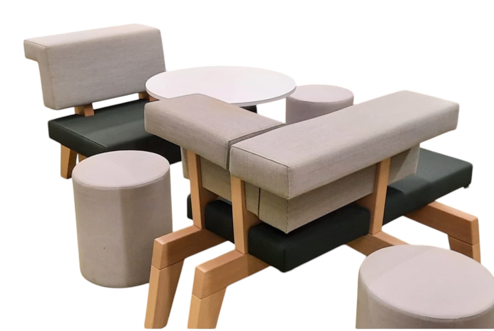 PROOF light and dark green worksofa-2