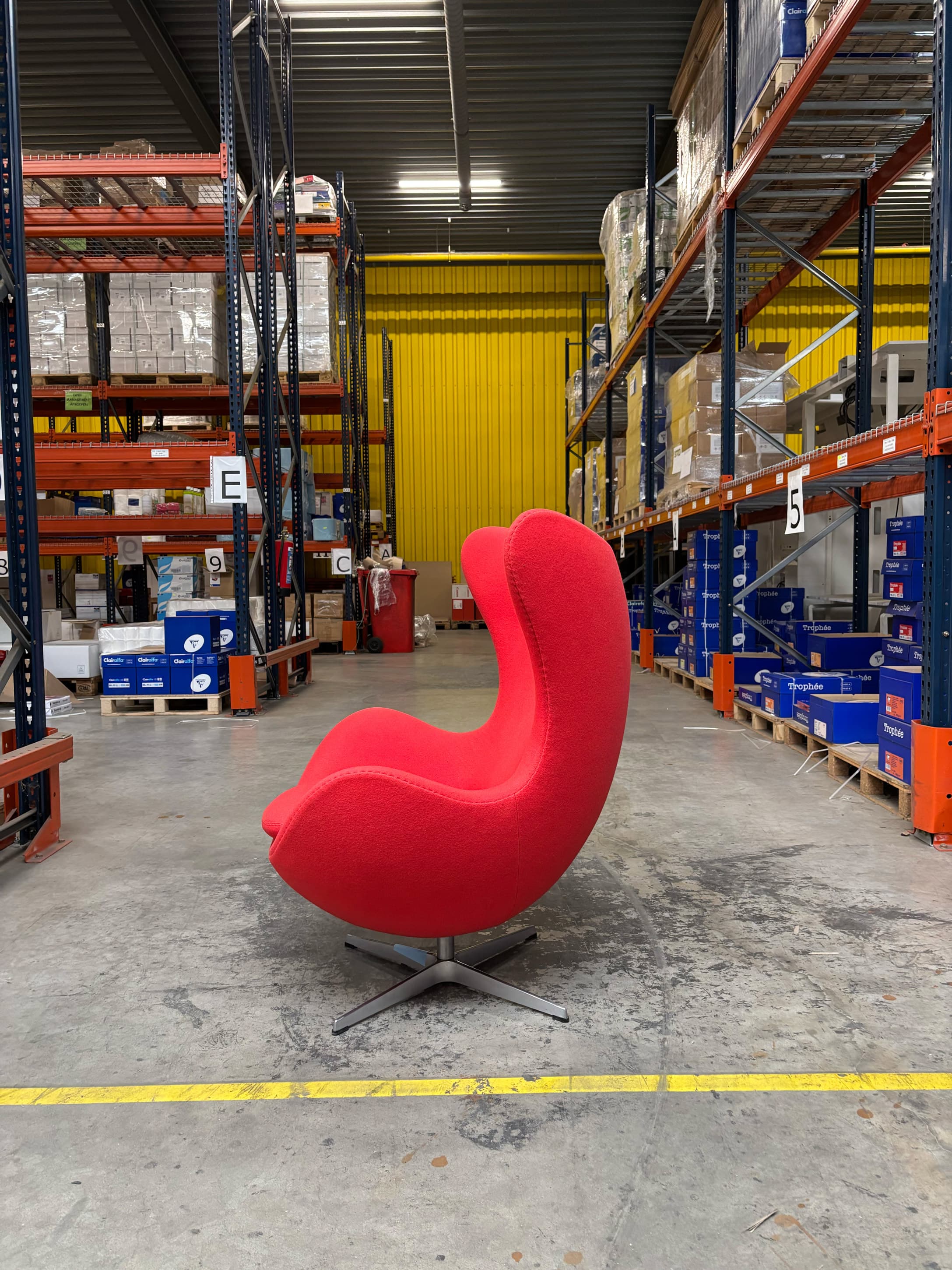 Egg Chair armchair by Arne Jacobsen for Fritz Hansen, 1980s-1