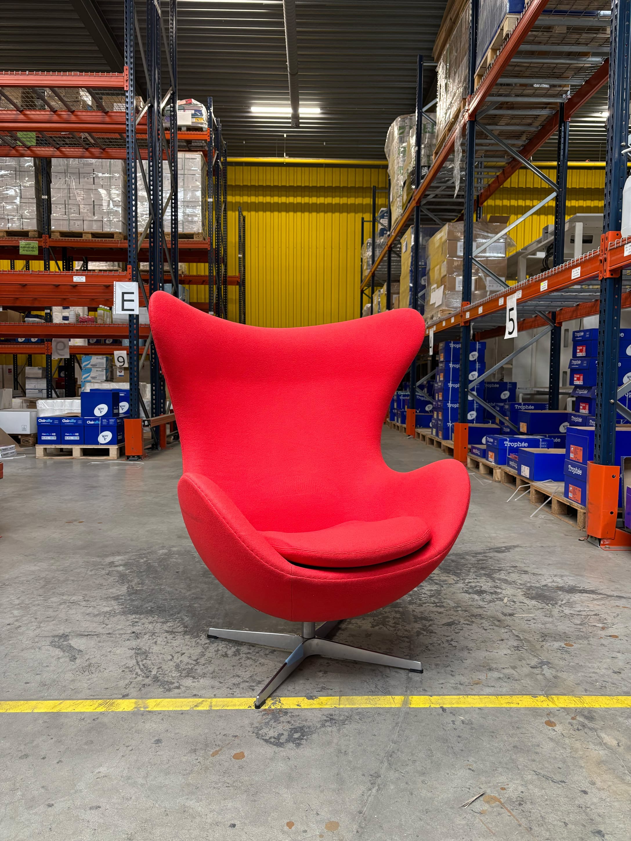 Egg Chair armchair by Arne Jacobsen for Fritz Hansen, 1980s-3