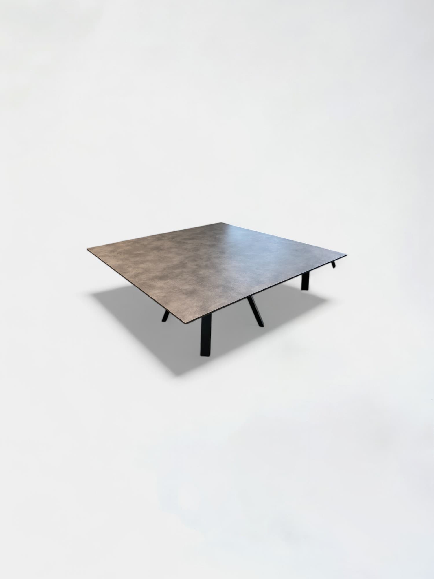 Pedrali Arki Black Meeting Table on black legs-0