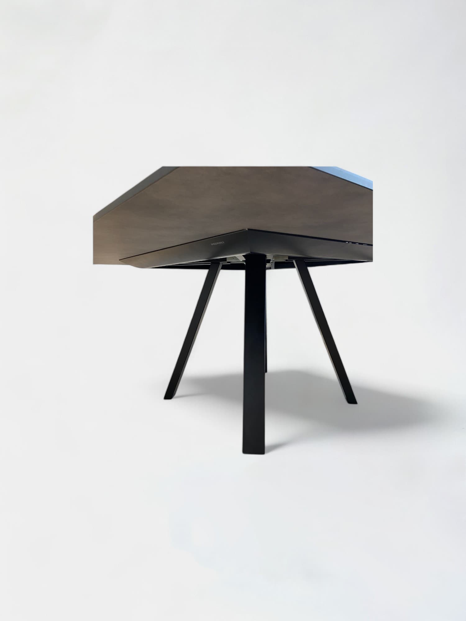 Pedrali Arki Black Meeting Table on black legs-2