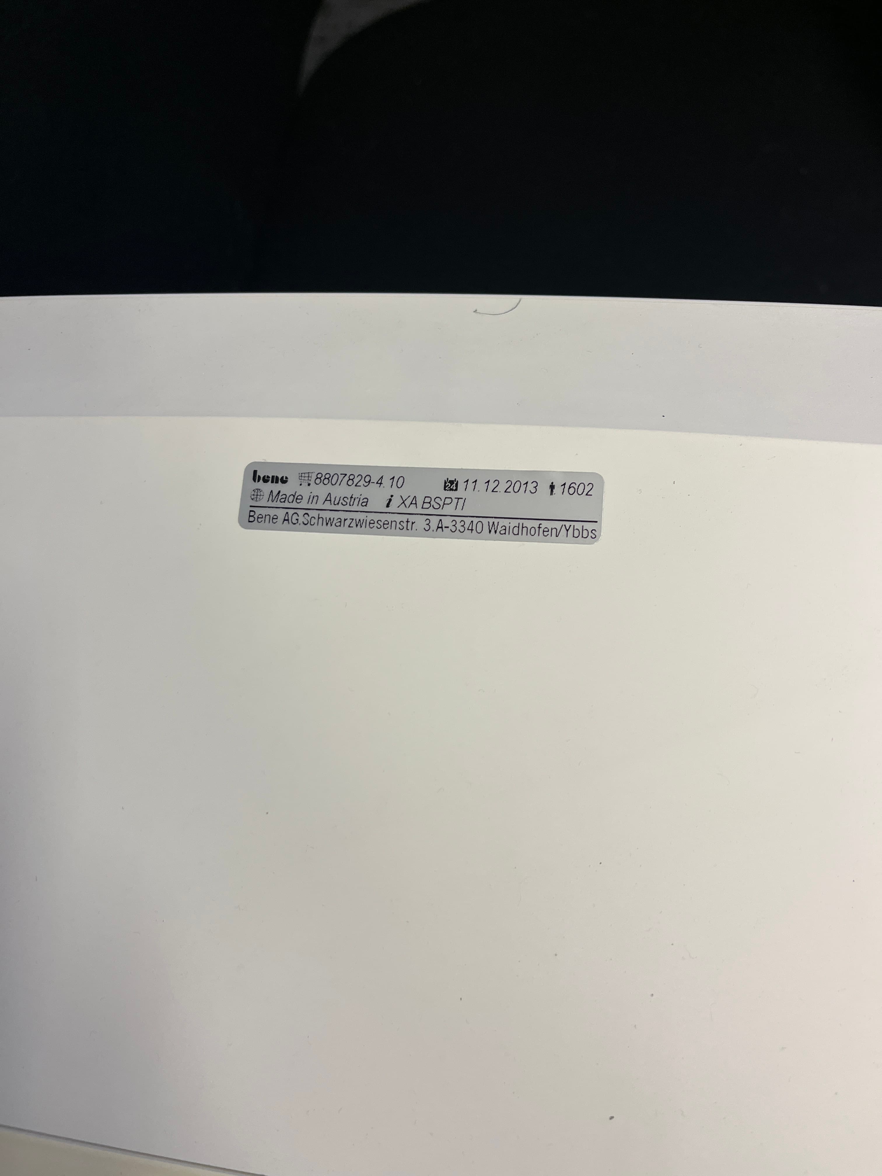 Table carrée Bene White-2