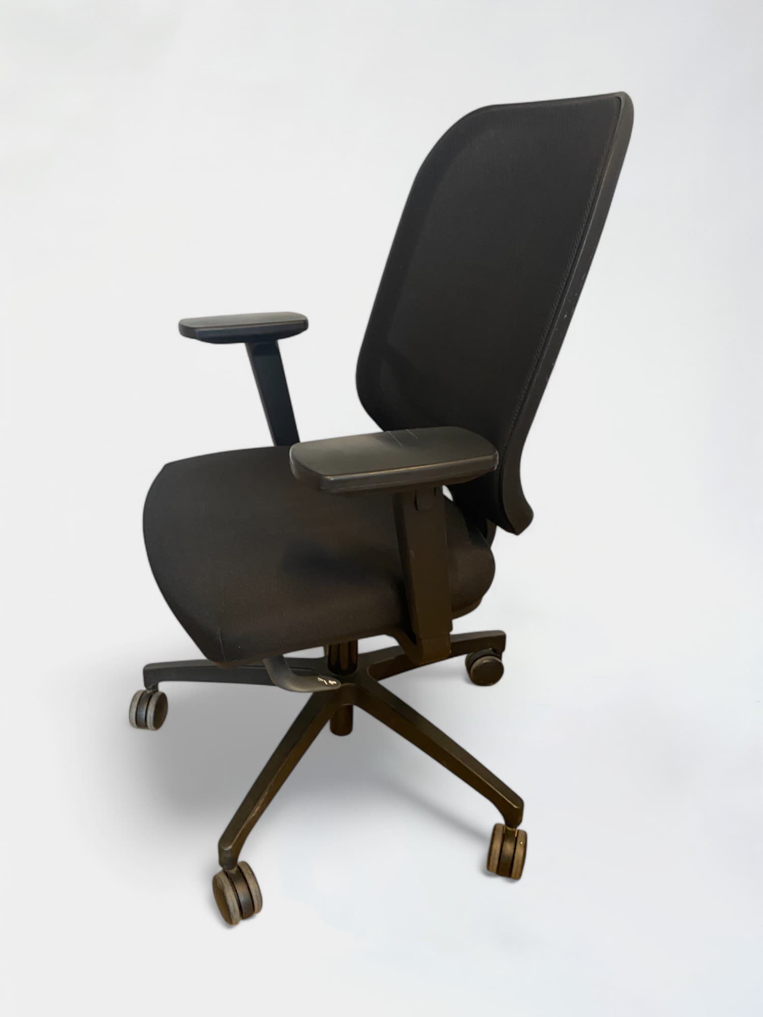 Beta Black Mesh Office Chair with Adjustable Armrests-0