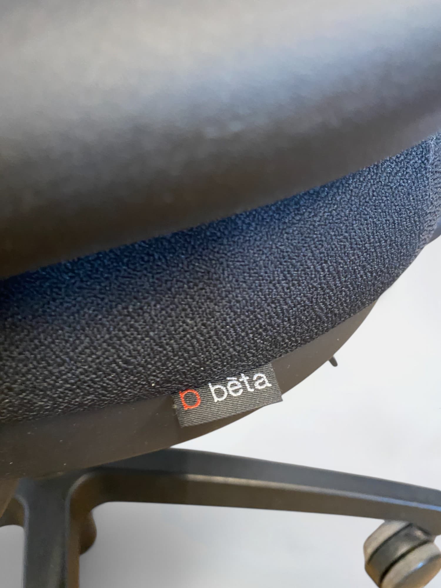 Beta Black Mesh Office Chair with Adjustable Armrests with lombard support-4