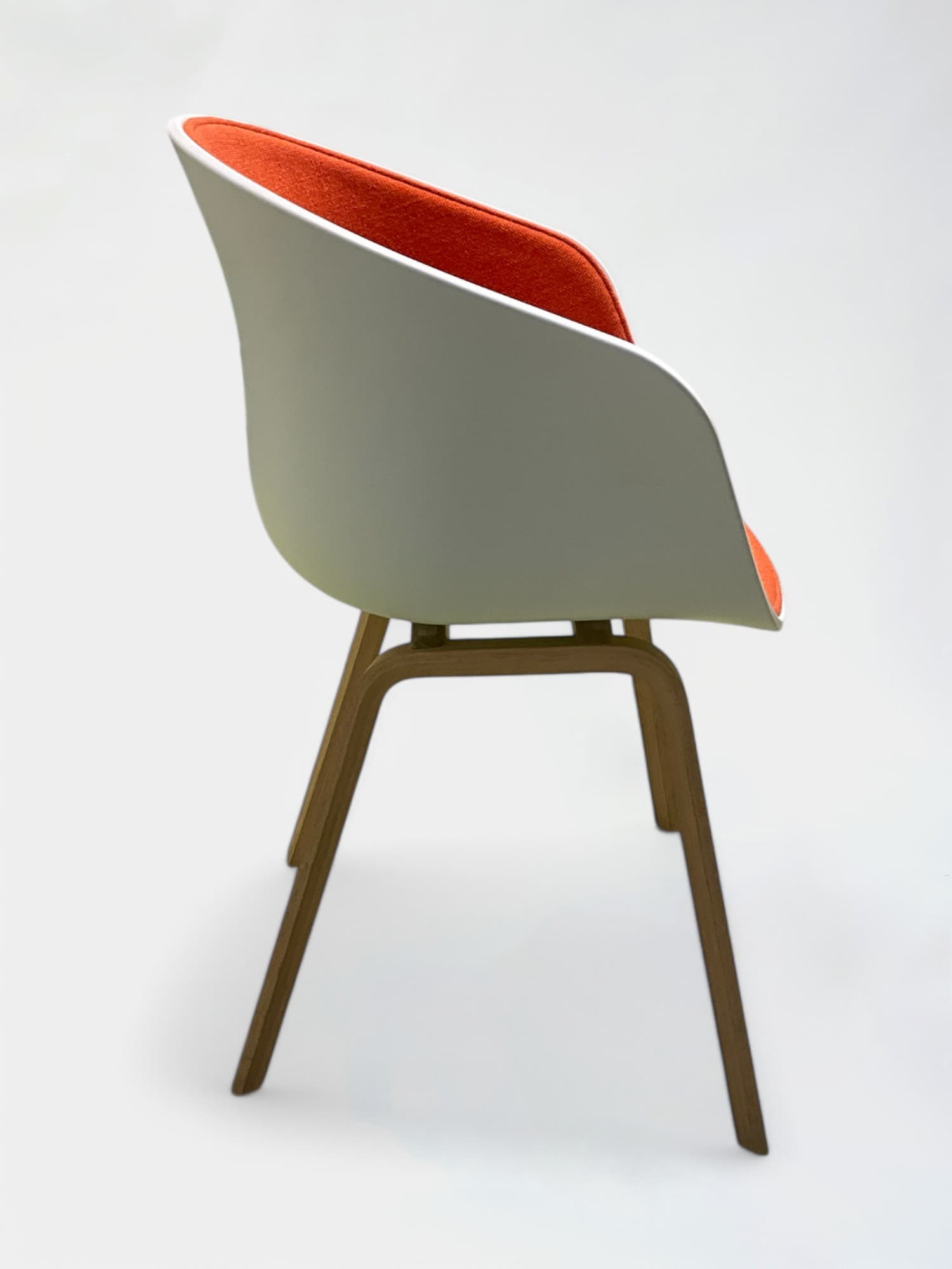 HAY Orange and white chairs-1