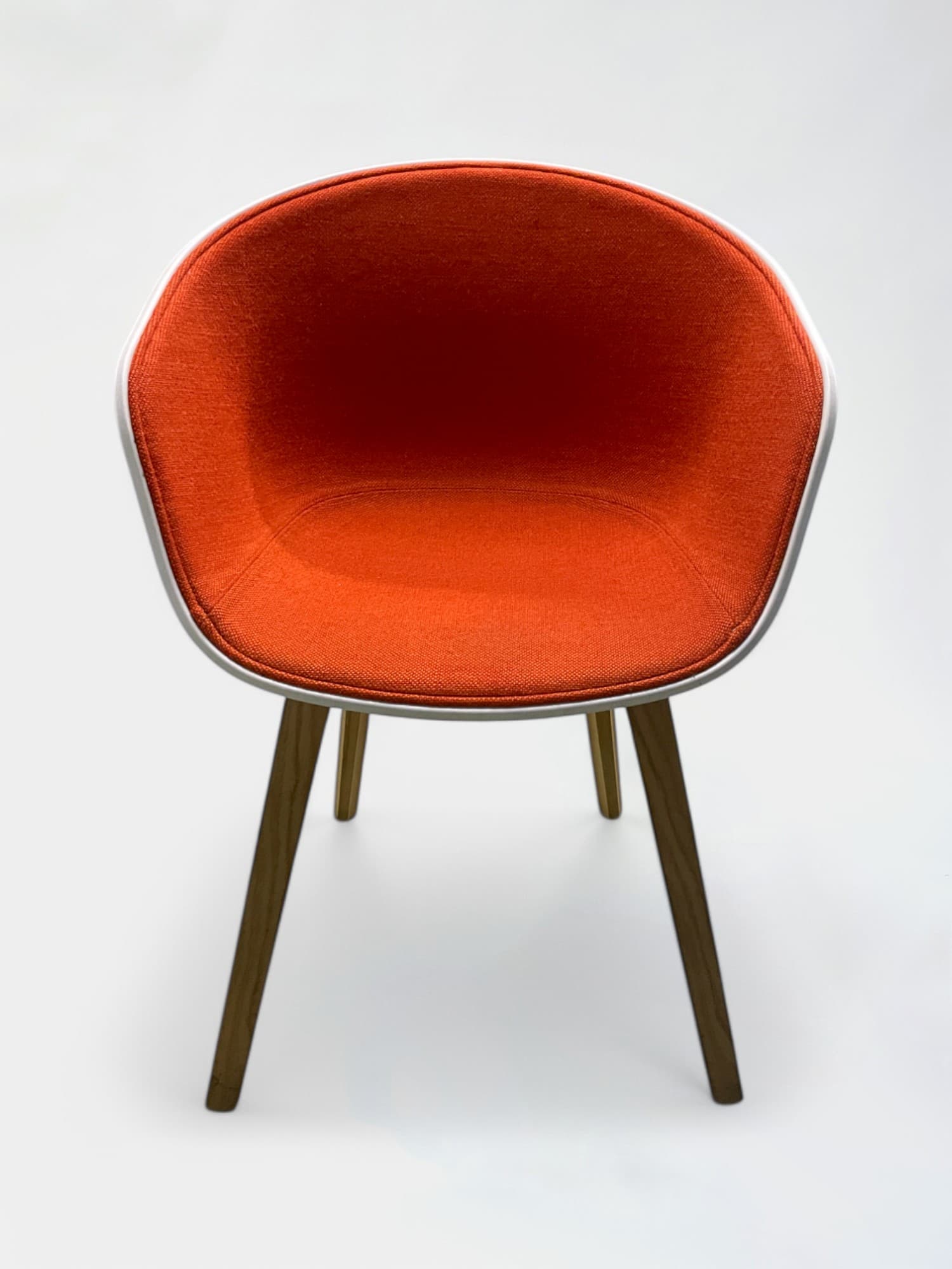 HAY Orange and white chairs-0