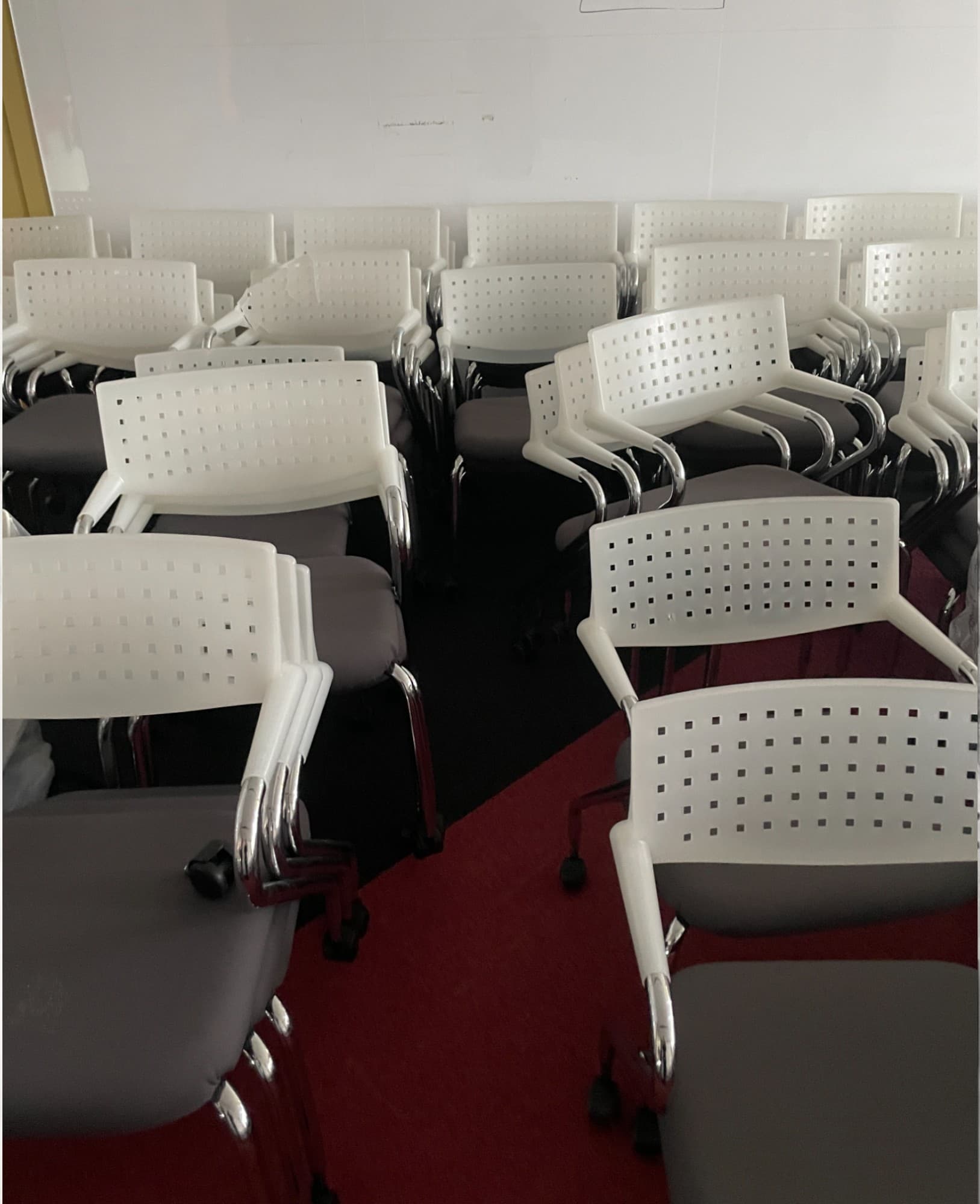 Vergaderstoel Vitra Visaroll lichtgrijs-4