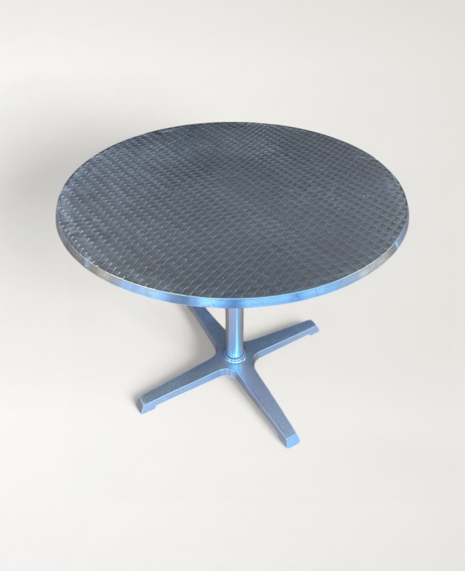 Hedendaagse aluminium roestvrijstalen cafétafel