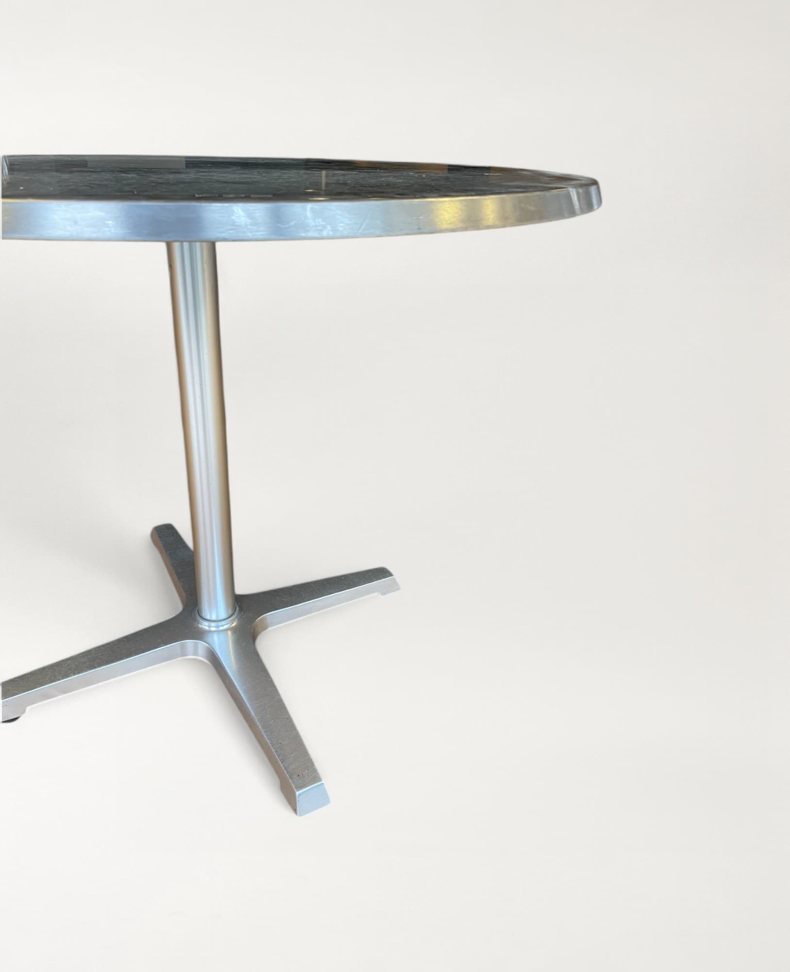 Contemporary Aluminum Stainless Steel Cafe Table-2