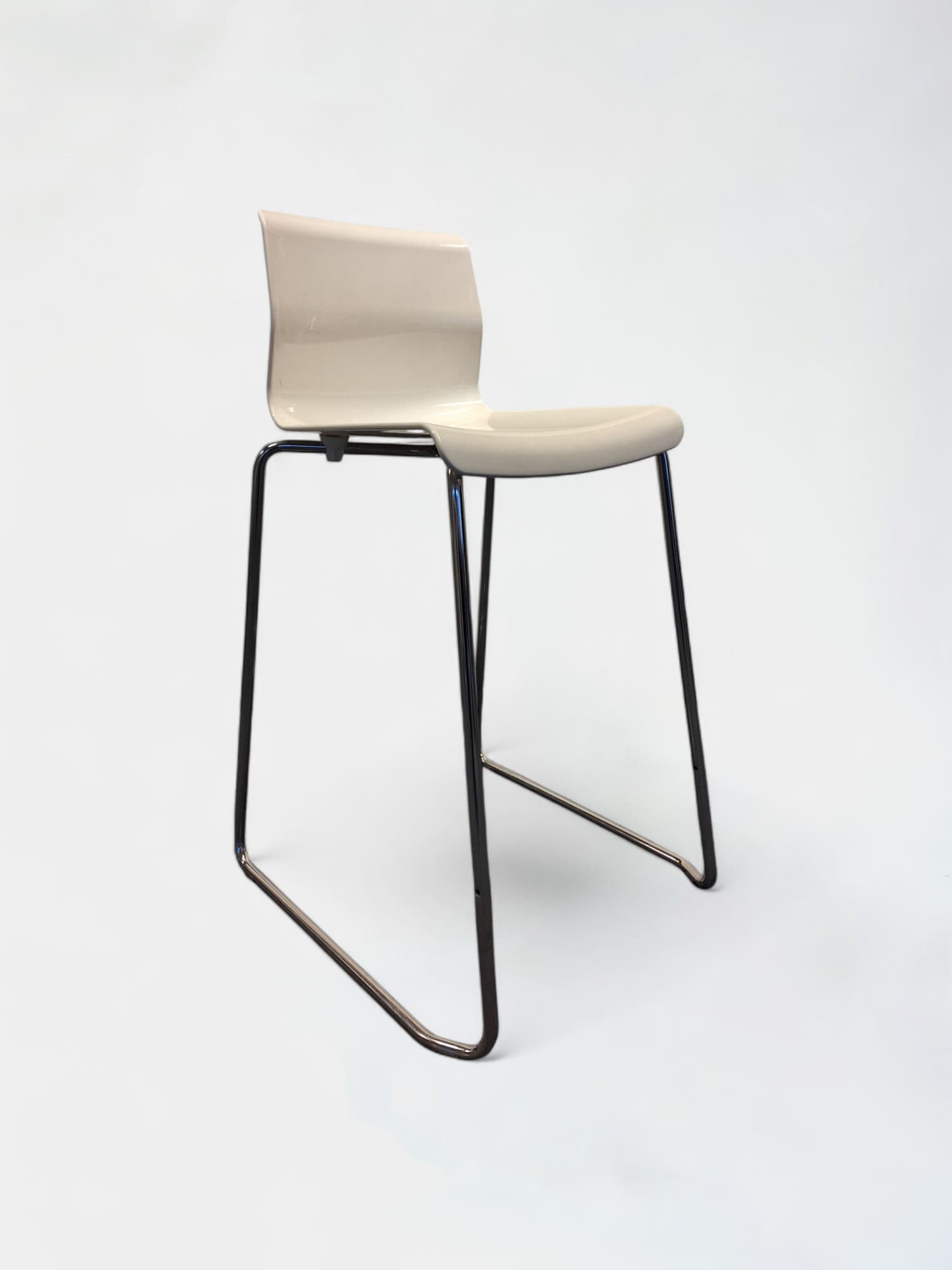 Ikea Glenn white stool