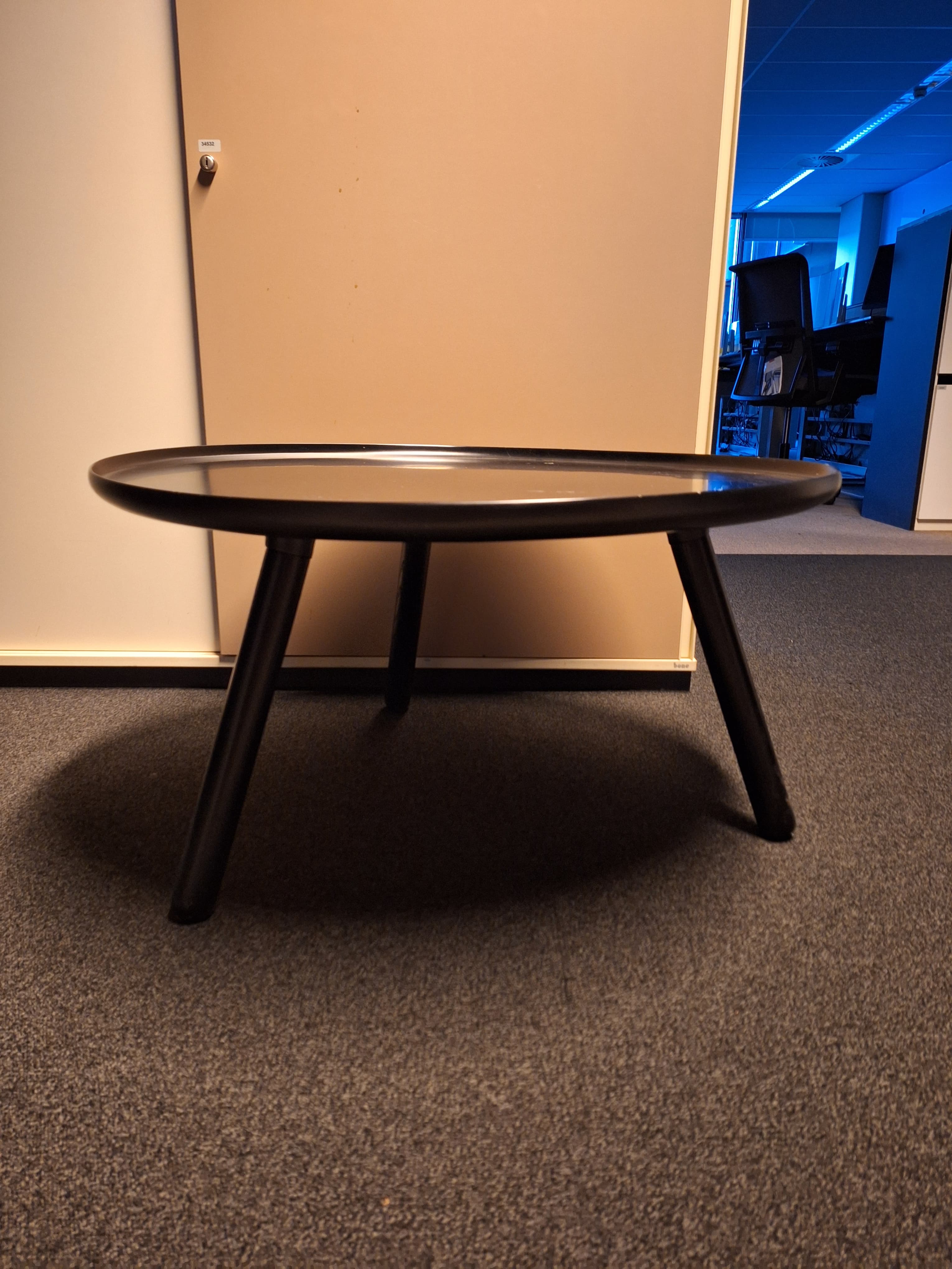 Normann zwart metalen salontafel-1