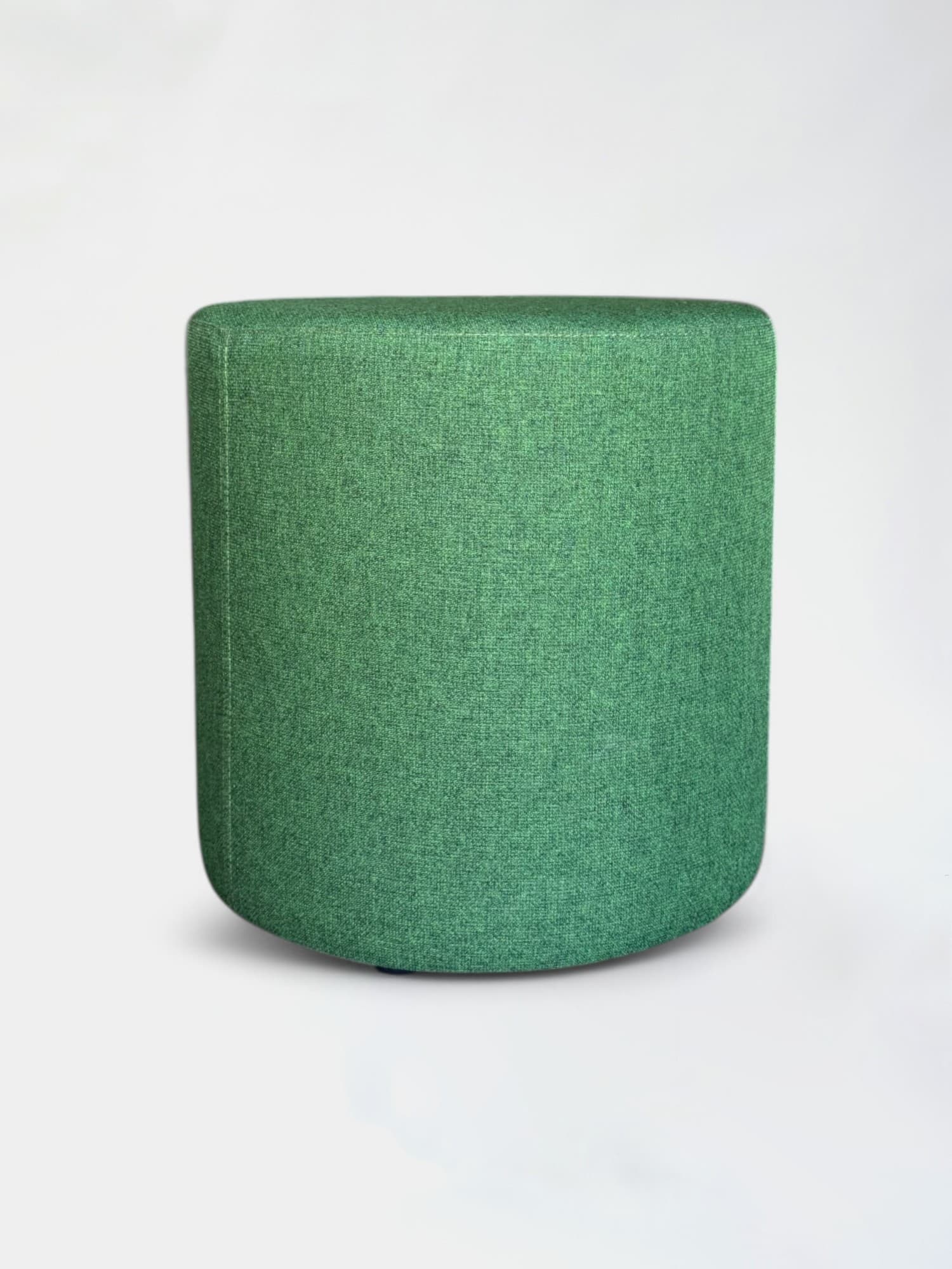 Pouf en bois vert-1