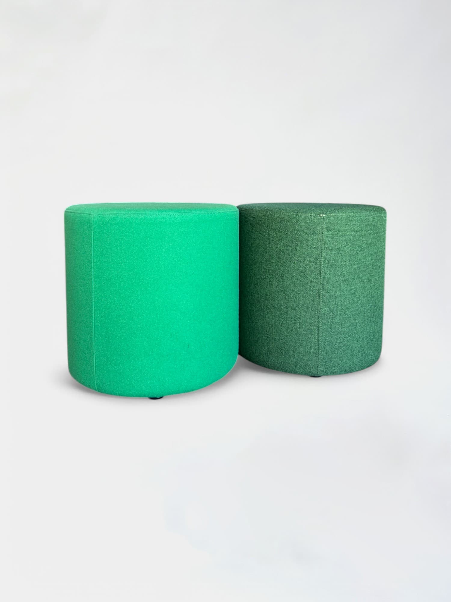 Pouf en bois vert-2
