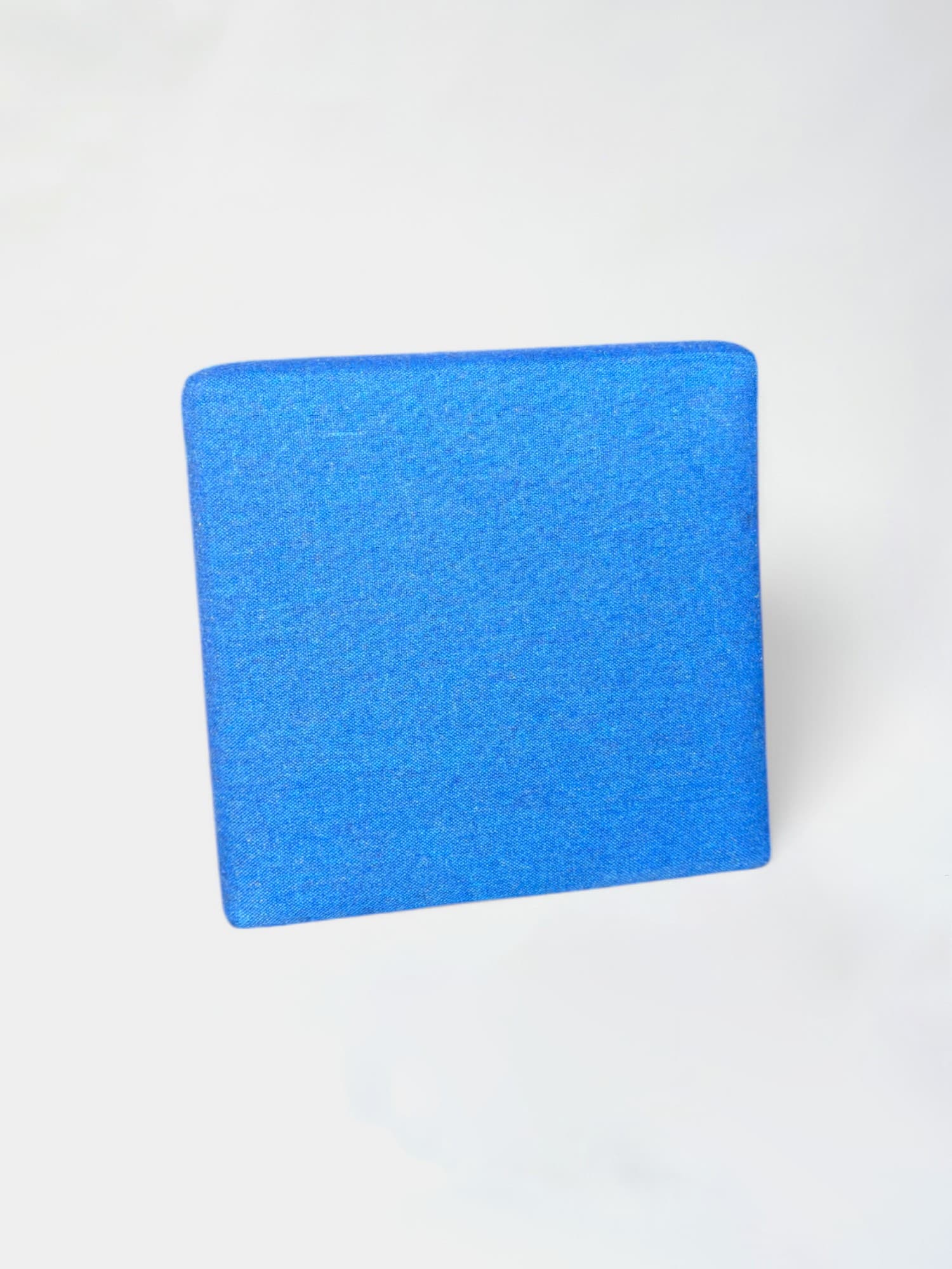 Vierkante poef Indien blauw-1