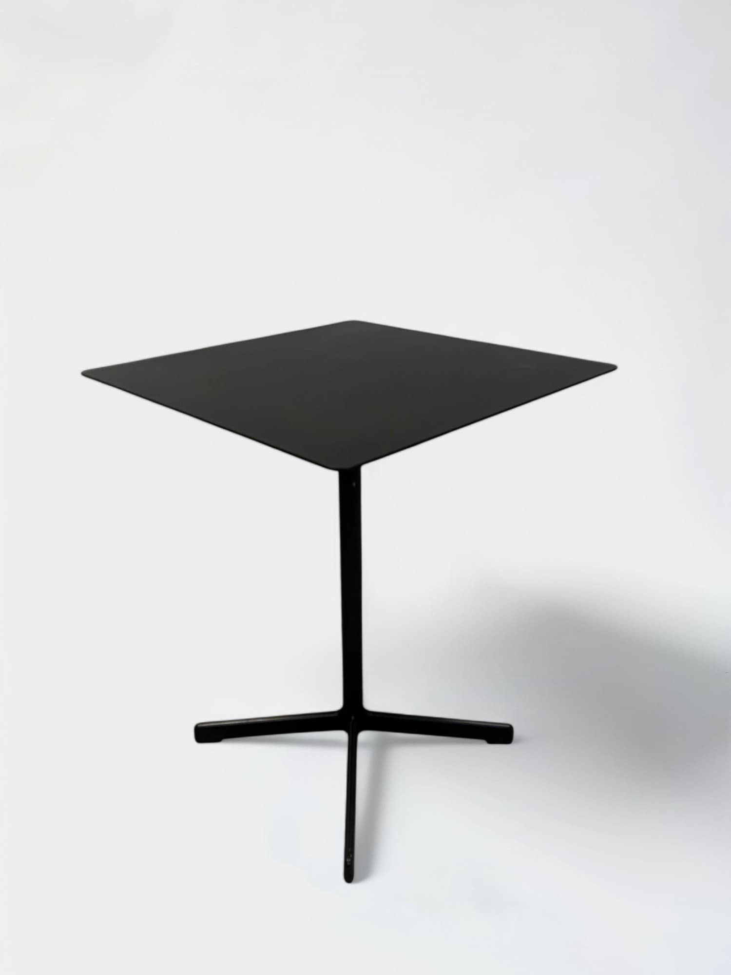 Black square table
