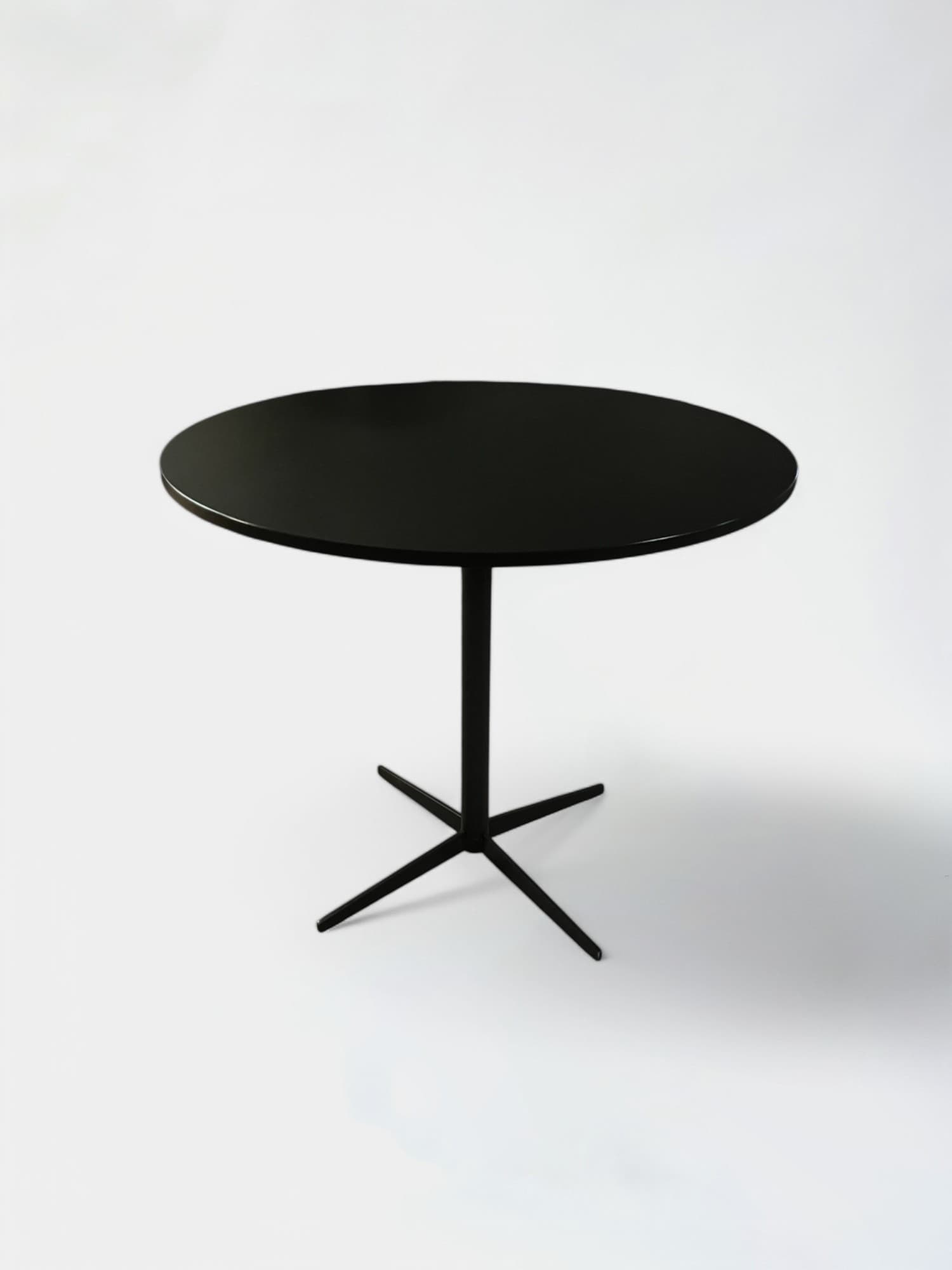 Black round table-0