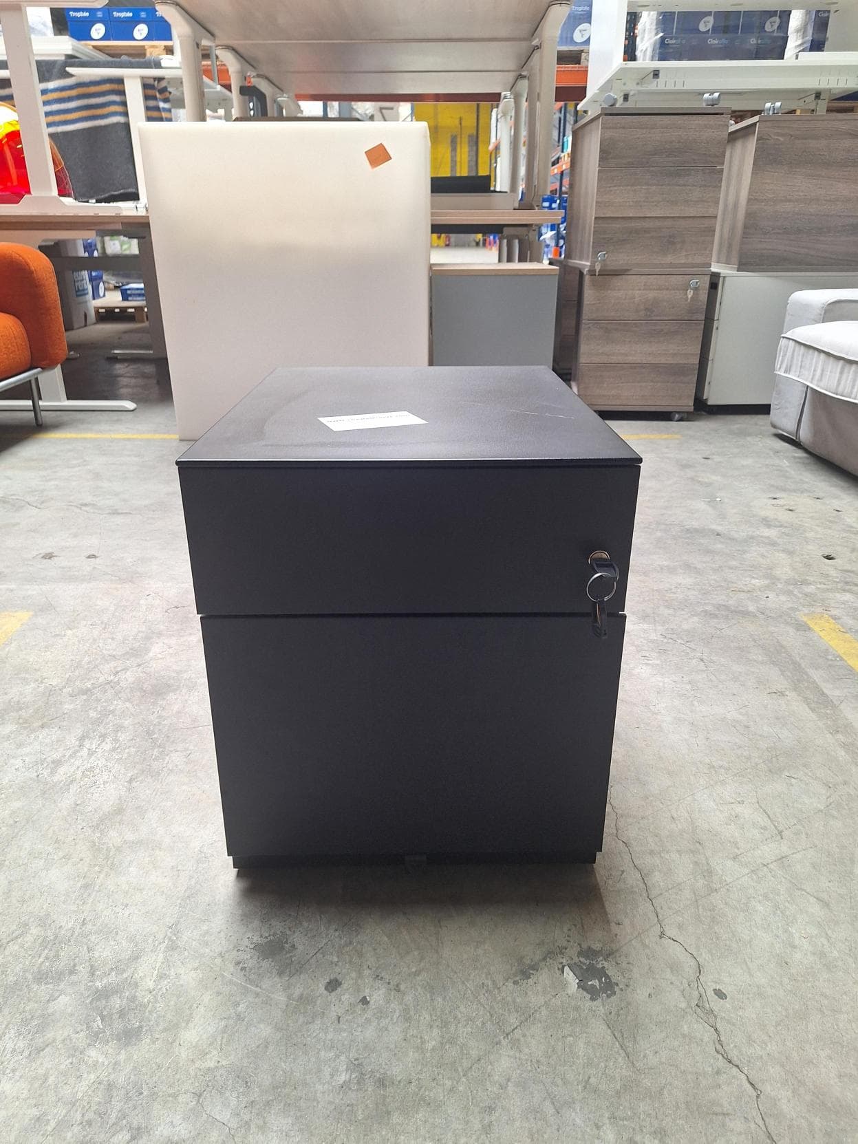 Black drawer unit on wheels-0