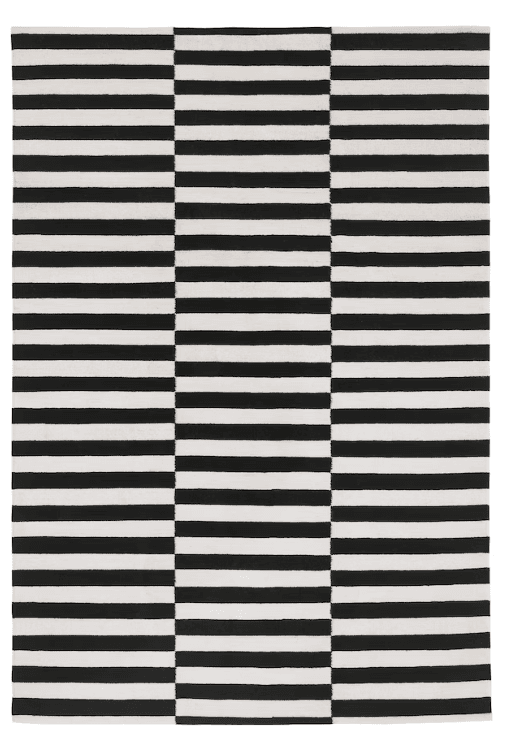 Ikea Carpet black and White-0