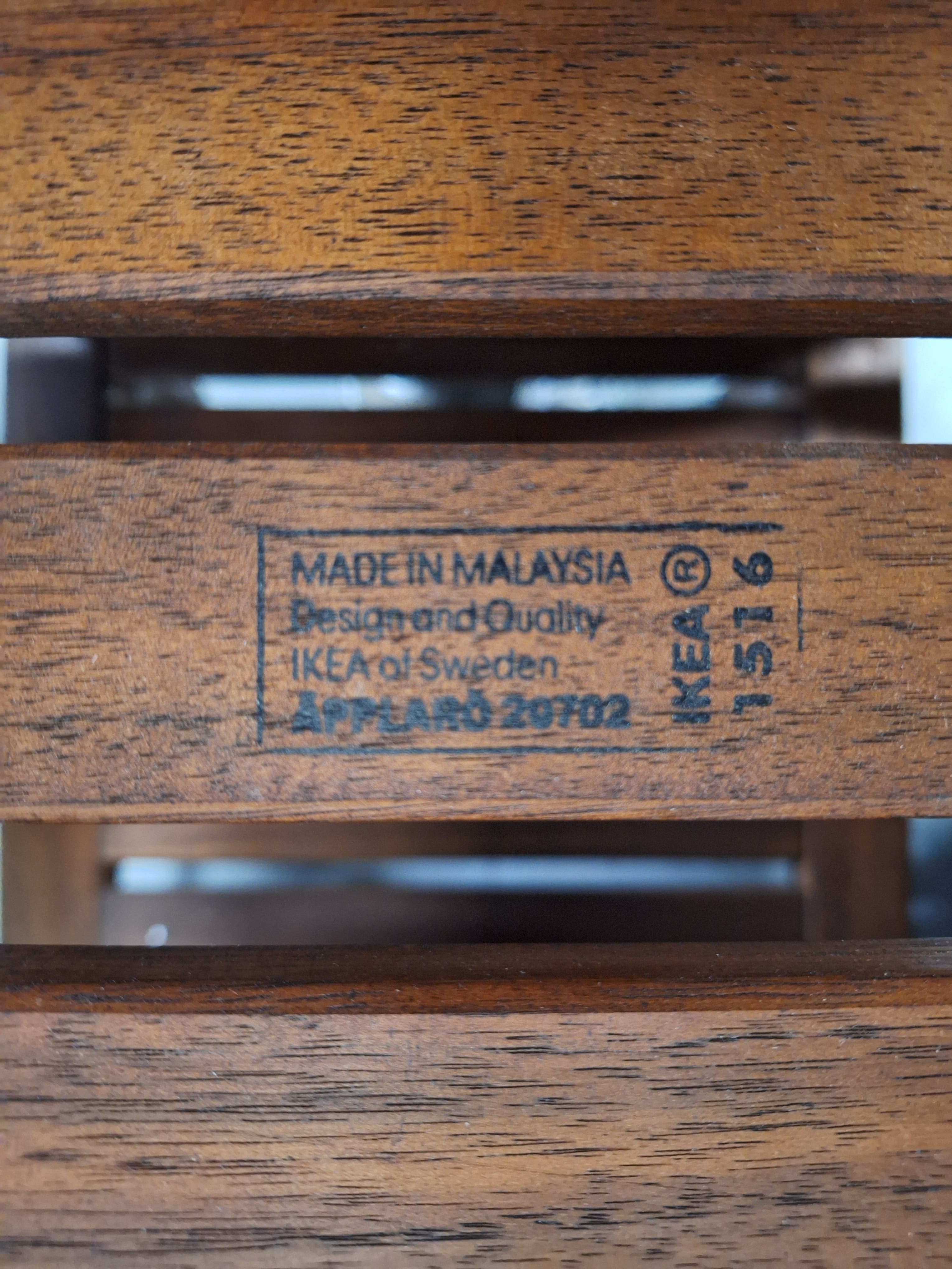 Chaise basse de jardin en bois Ikea-4