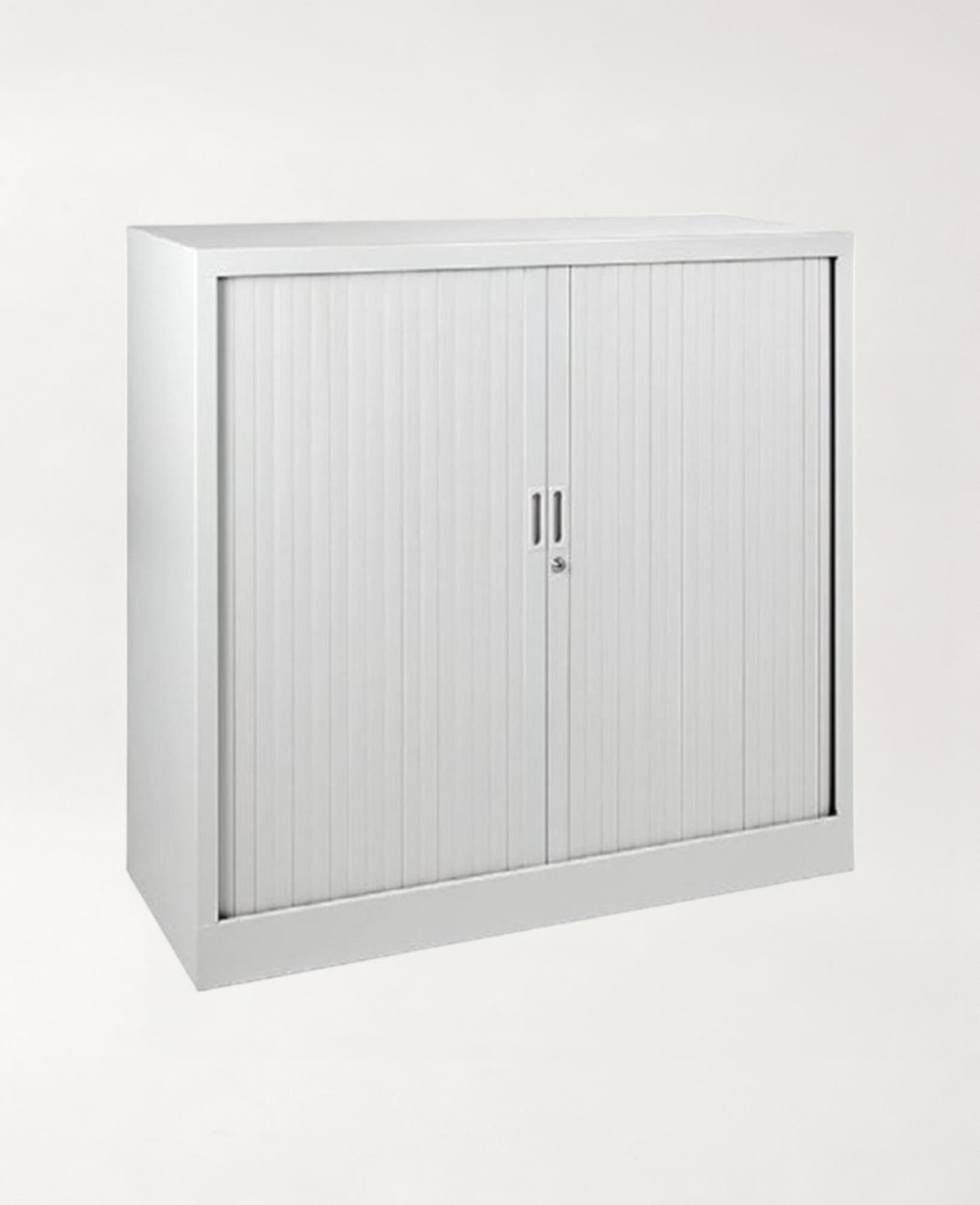 Armoire blanche avec système de fermeture à clé 120cm-0
