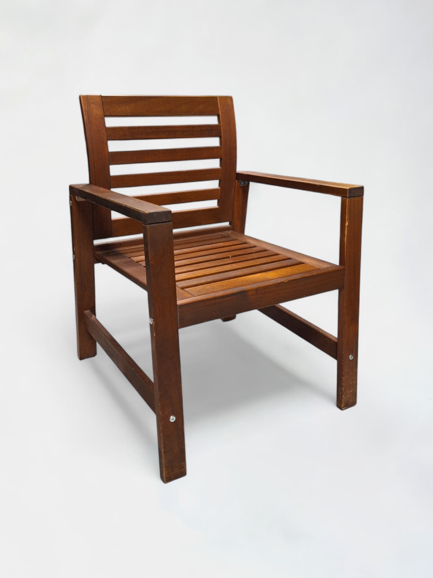 Chaise basse de jardin en bois Ikea-0