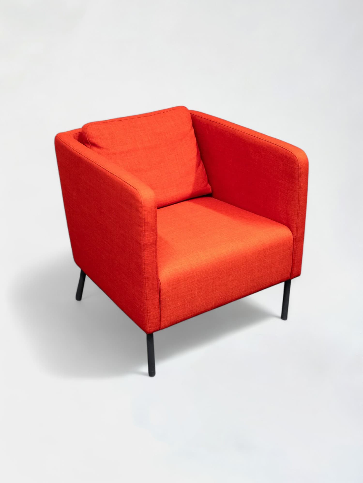 Fauteuil rouge/orange