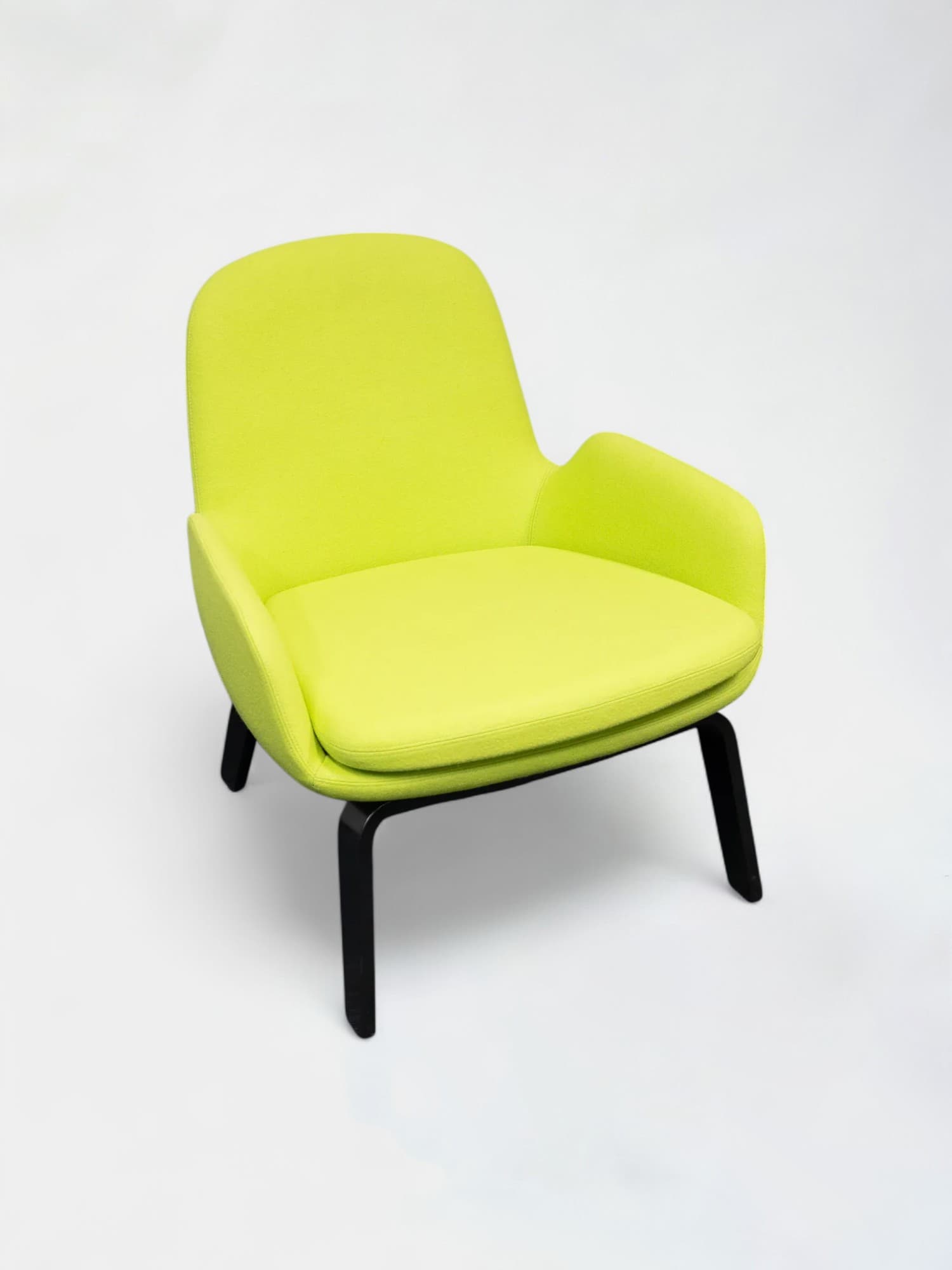 NORMANN Main Line Yellow/light green Armchair Low Oak-0