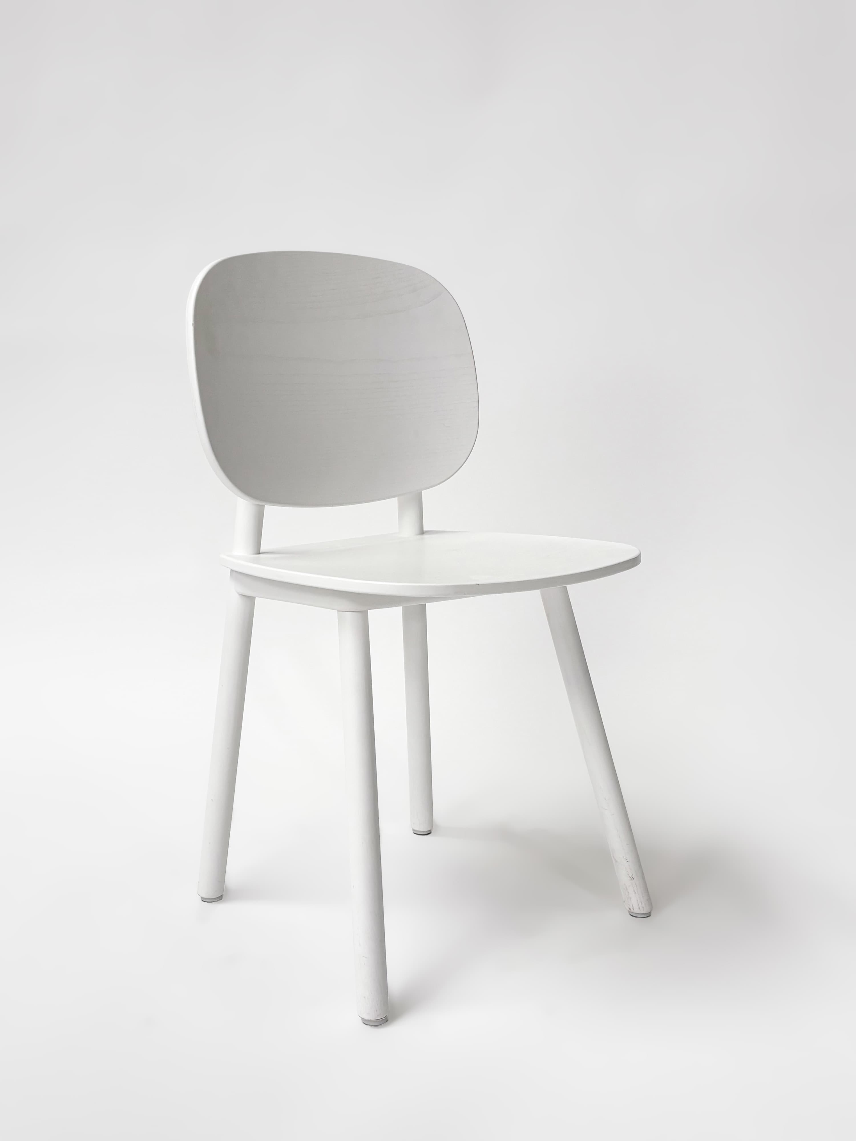 CRUSO White Oak Wood Dining Chair-0